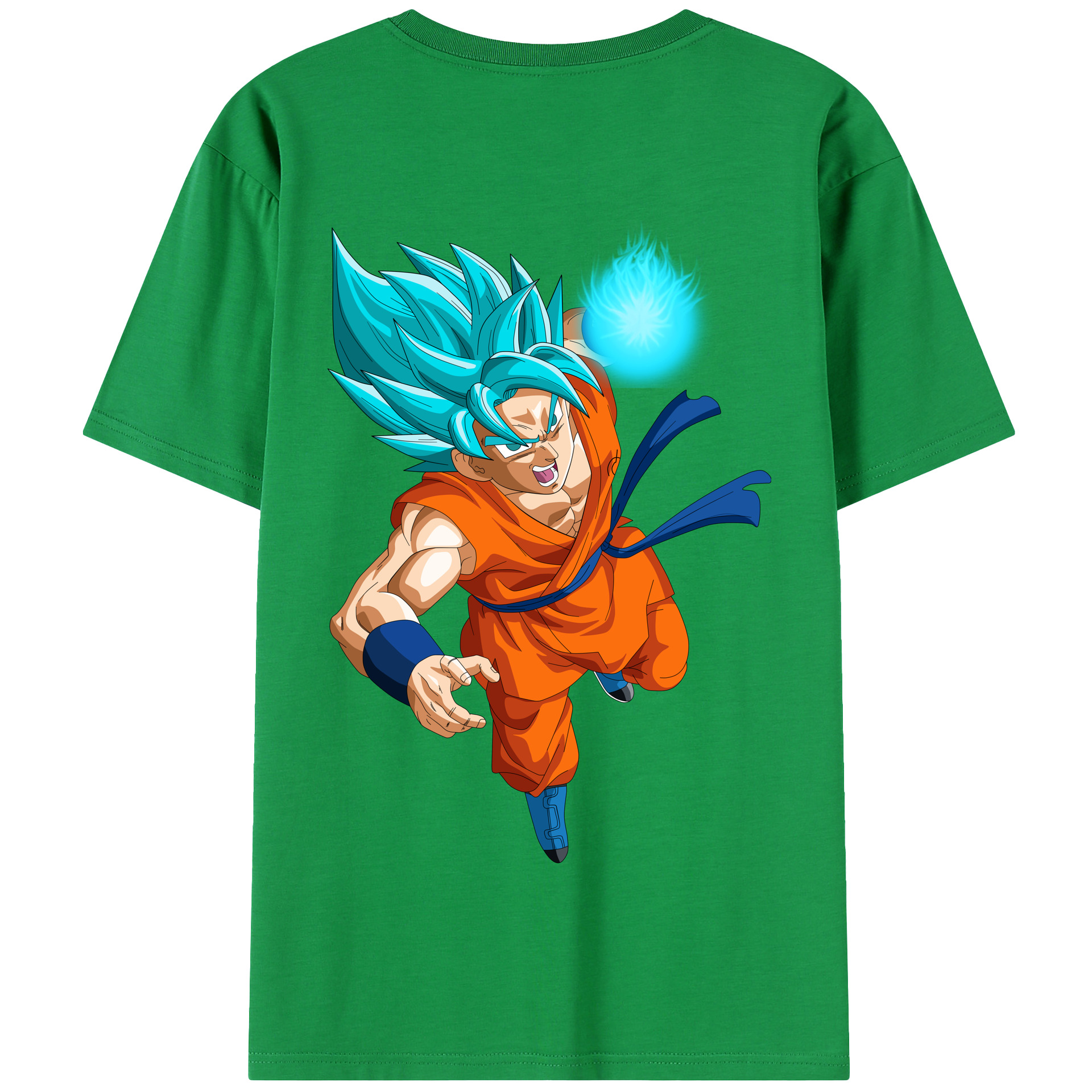 （画像用） ドラゴンボール 孫悟空（そん ごくう）Son Goku カカロット DRAGON BALL Kakarotto 綿100％半袖Tシャツ（背面プリント）