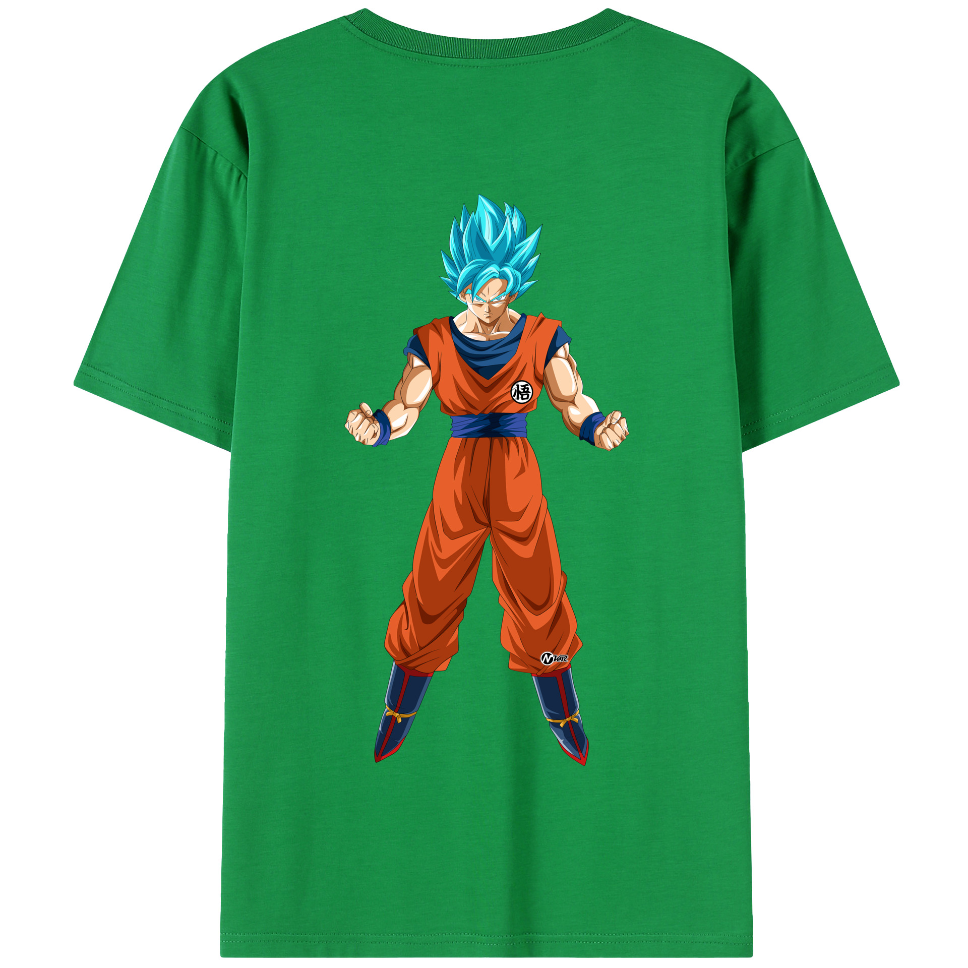 （画像用） ドラゴンボール 孫悟空（そん ごくう）Son Goku カカロット DRAGON BALL Kakarotto 綿100％半袖Tシャツ（背面プリント）