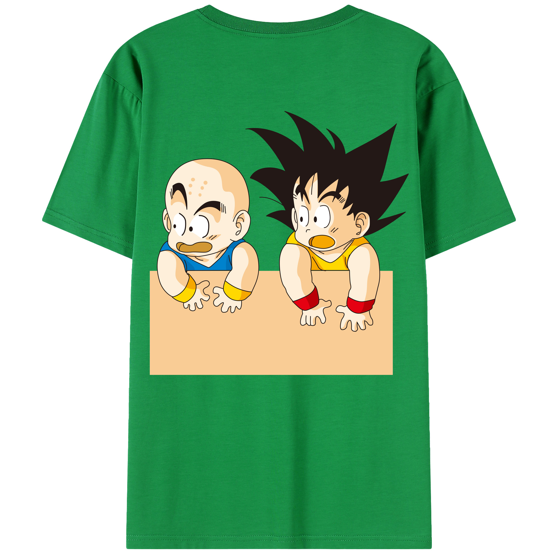 （画像用） ドラゴンボール 孫悟空（そん ごくう）Son Goku カカロット DRAGON BALL Kakarotto 綿100％半袖Tシャツ（背面プリント）