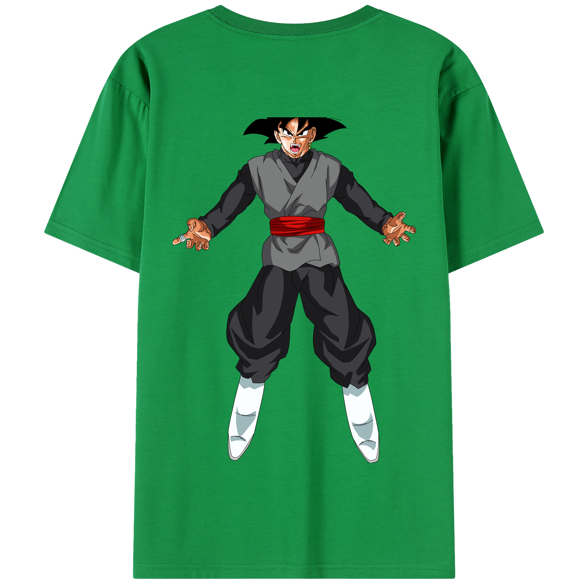 （画像用） ドラゴンボール ベジータ四世（Bejīta Yonsei）DRAGON BALL Vegeta IV 綿100％半袖Tシャツ（背面プリント）