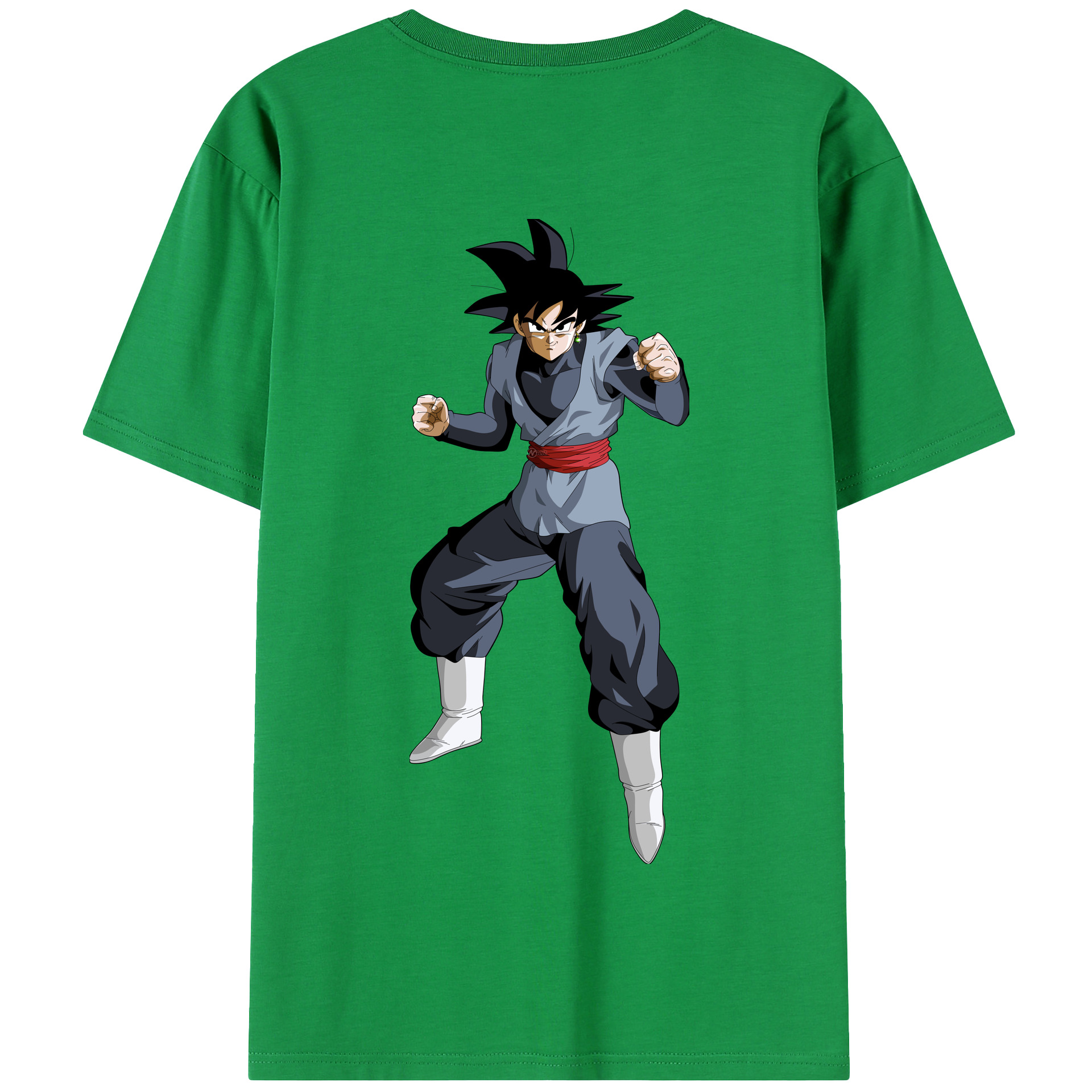（画像用） ドラゴンボール ベジータ四世（Bejīta Yonsei）DRAGON BALL Vegeta IV 綿100％半袖Tシャツ（背面プリント）