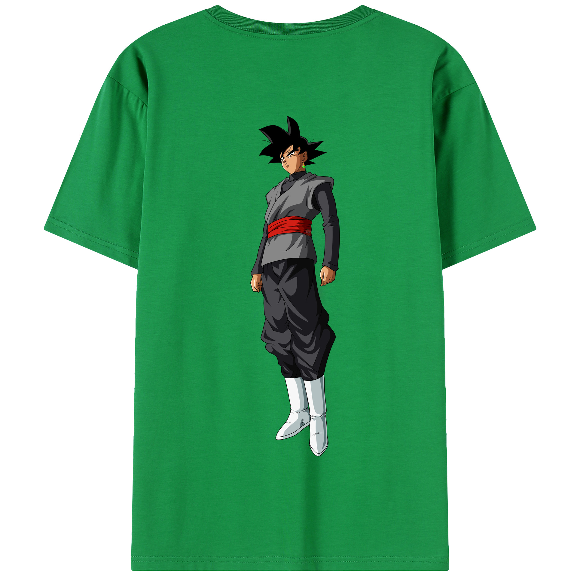 （画像用） ドラゴンボール ベジータ四世（Bejīta Yonsei）DRAGON BALL Vegeta IV 綿100％半袖Tシャツ（背面プリント）