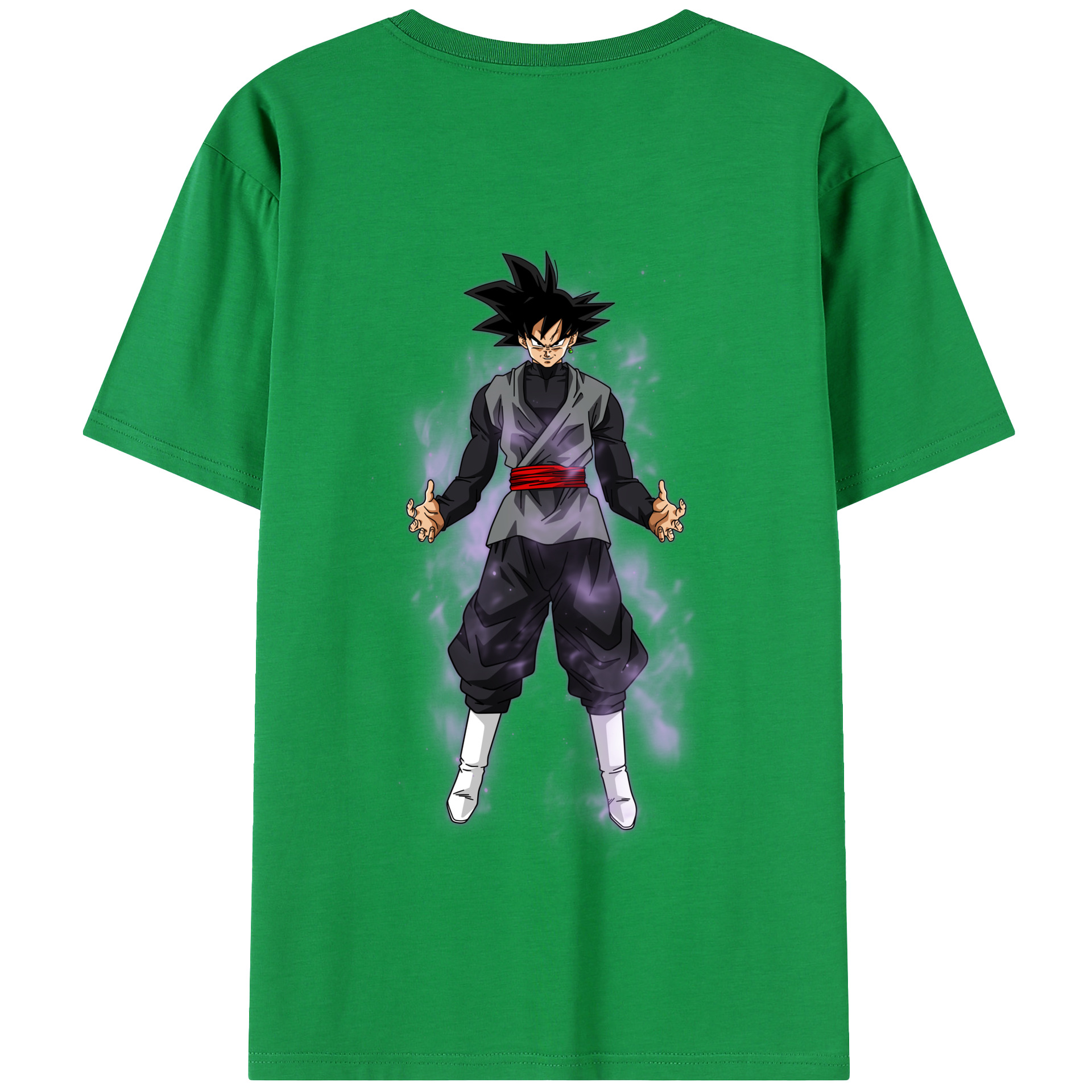 （画像用） ドラゴンボール ベジータ四世（Bejīta Yonsei）DRAGON BALL Vegeta IV 綿100％半袖Tシャツ（背面プリント）