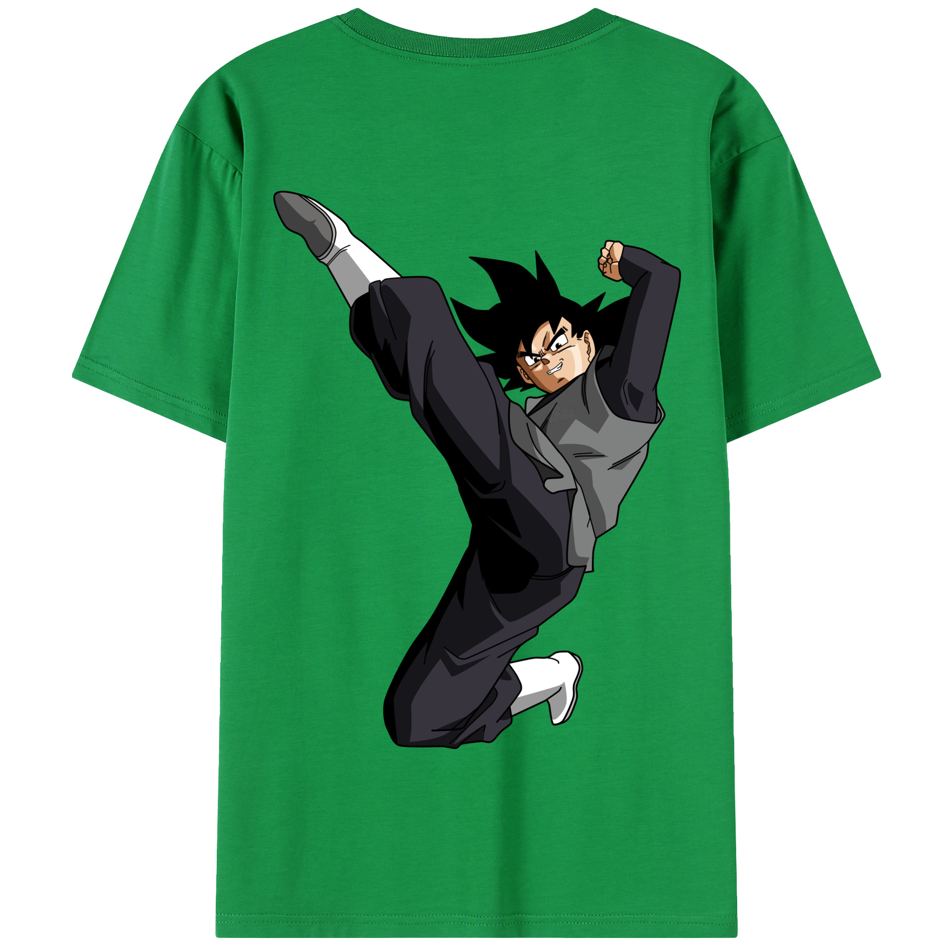 （画像用） ドラゴンボール ベジータ四世（Bejīta Yonsei）DRAGON BALL Vegeta IV 綿100％半袖Tシャツ（背面プリント）