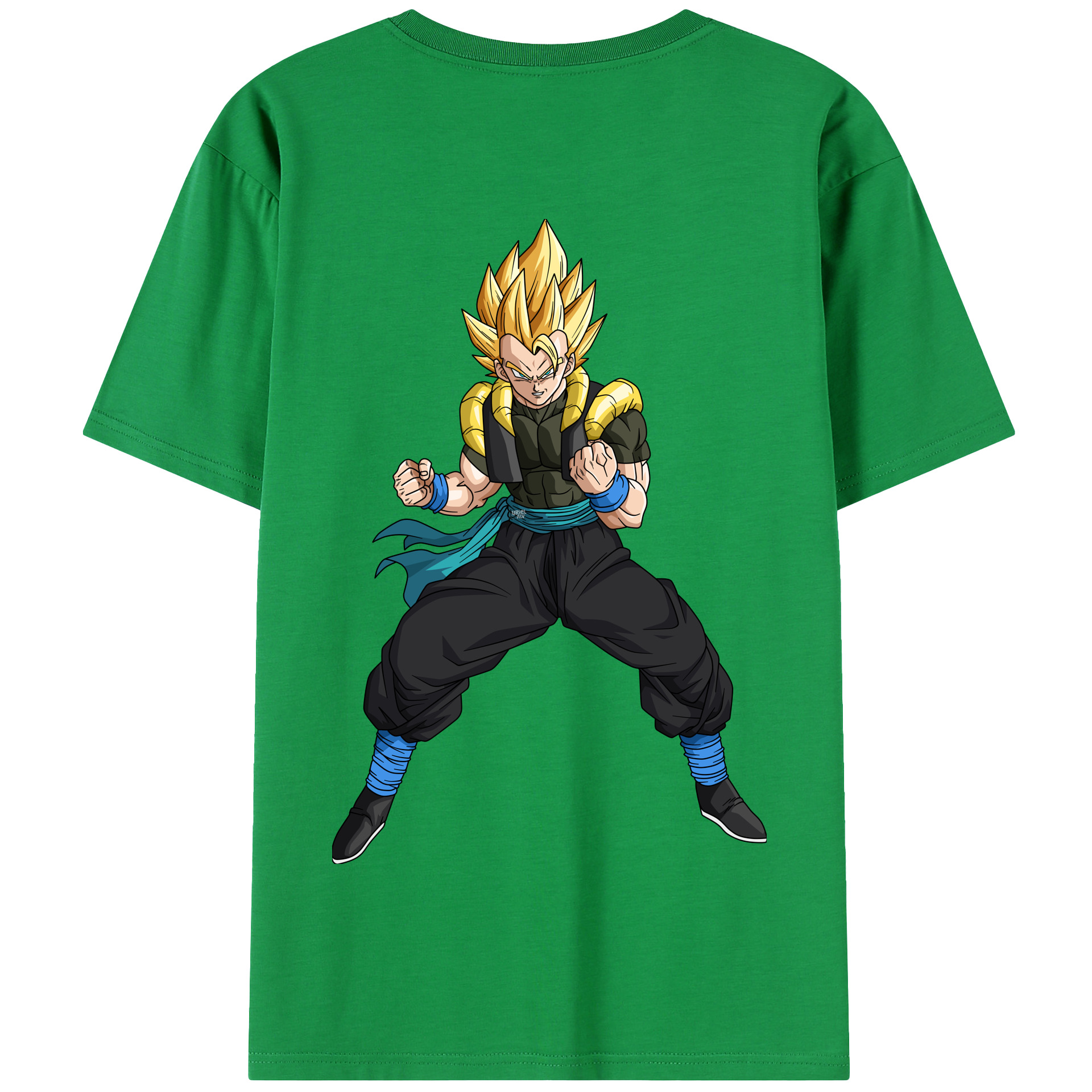 （画像用） ドラゴンボール ベジータ四世（Bejīta Yonsei）DRAGON BALL Vegeta IV 綿100％半袖Tシャツ（背面プリント）