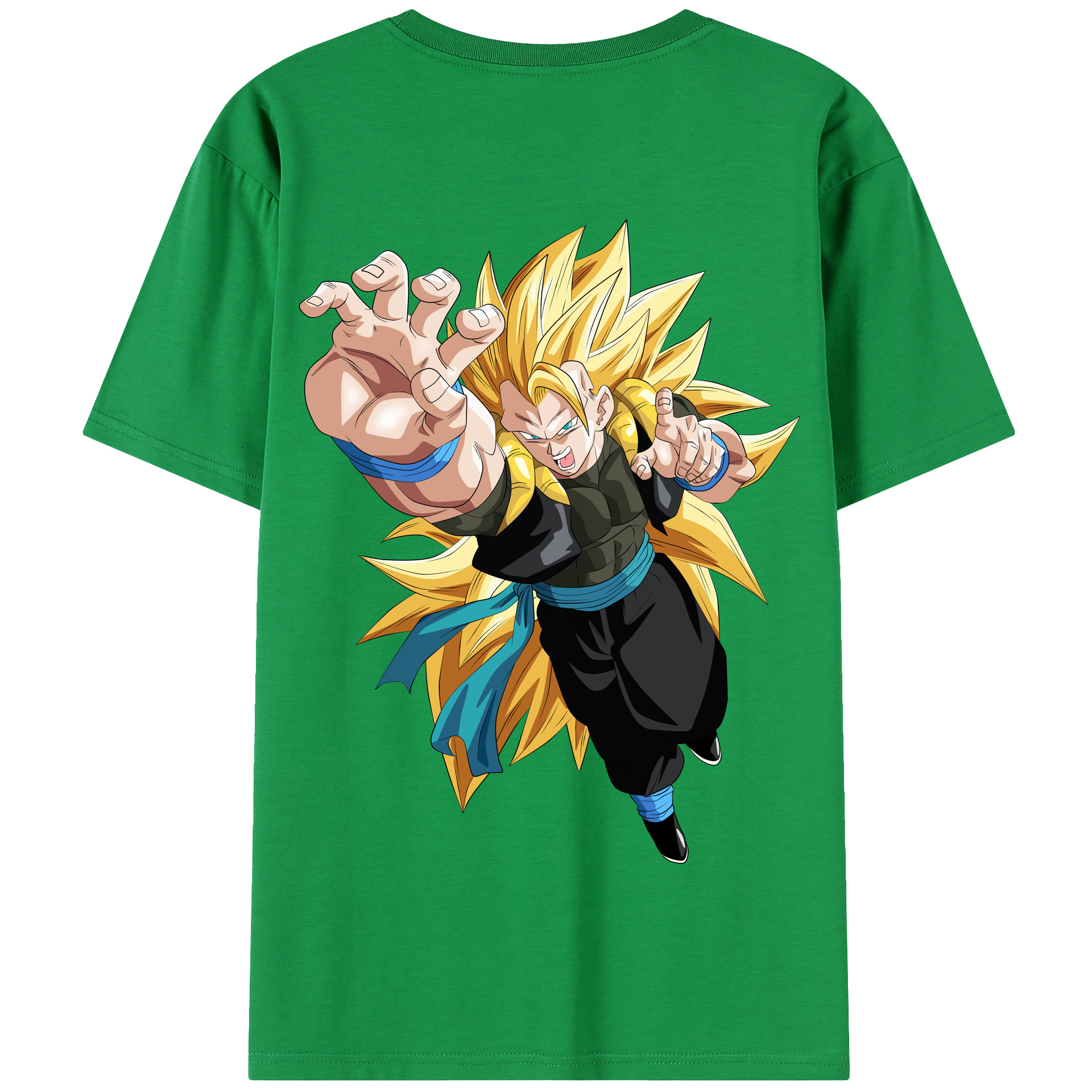 （画像用） ドラゴンボール ベジータ四世（Bejīta Yonsei）DRAGON BALL Vegeta IV 綿100％半袖Tシャツ（背面プリント）