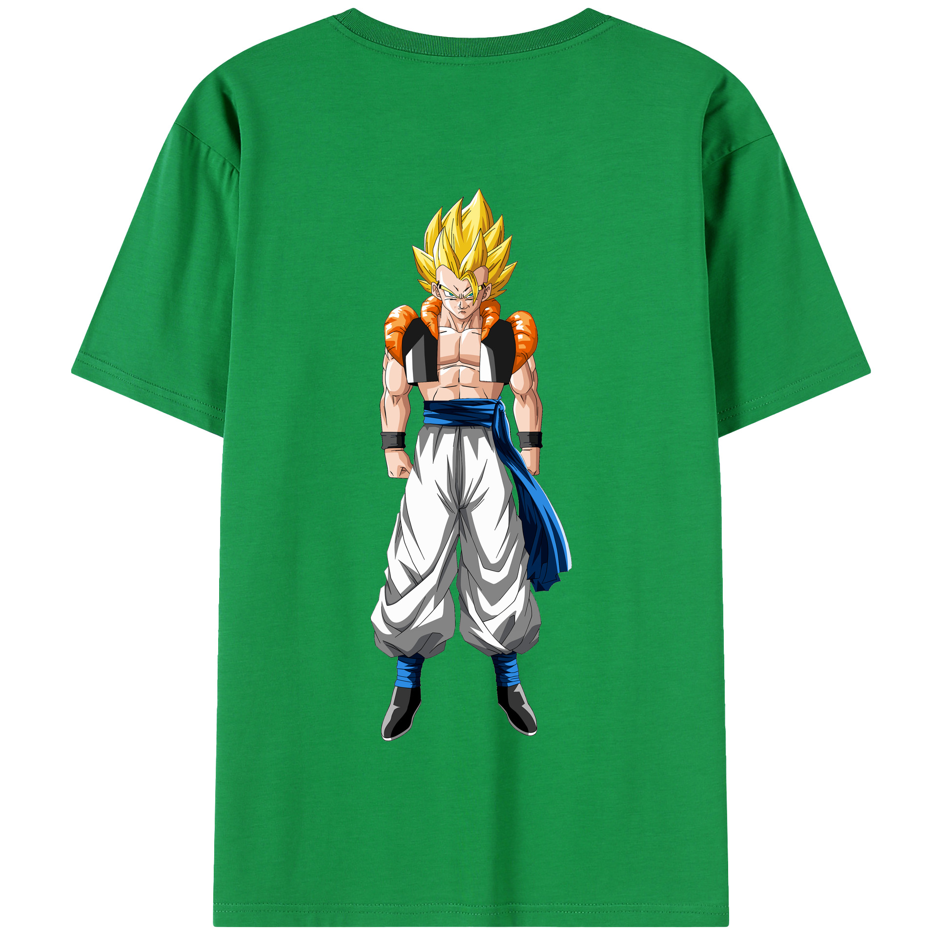 （画像用） ドラゴンボール ベジータ四世（Bejīta Yonsei）DRAGON BALL Vegeta IV 綿100％半袖Tシャツ（背面プリント）