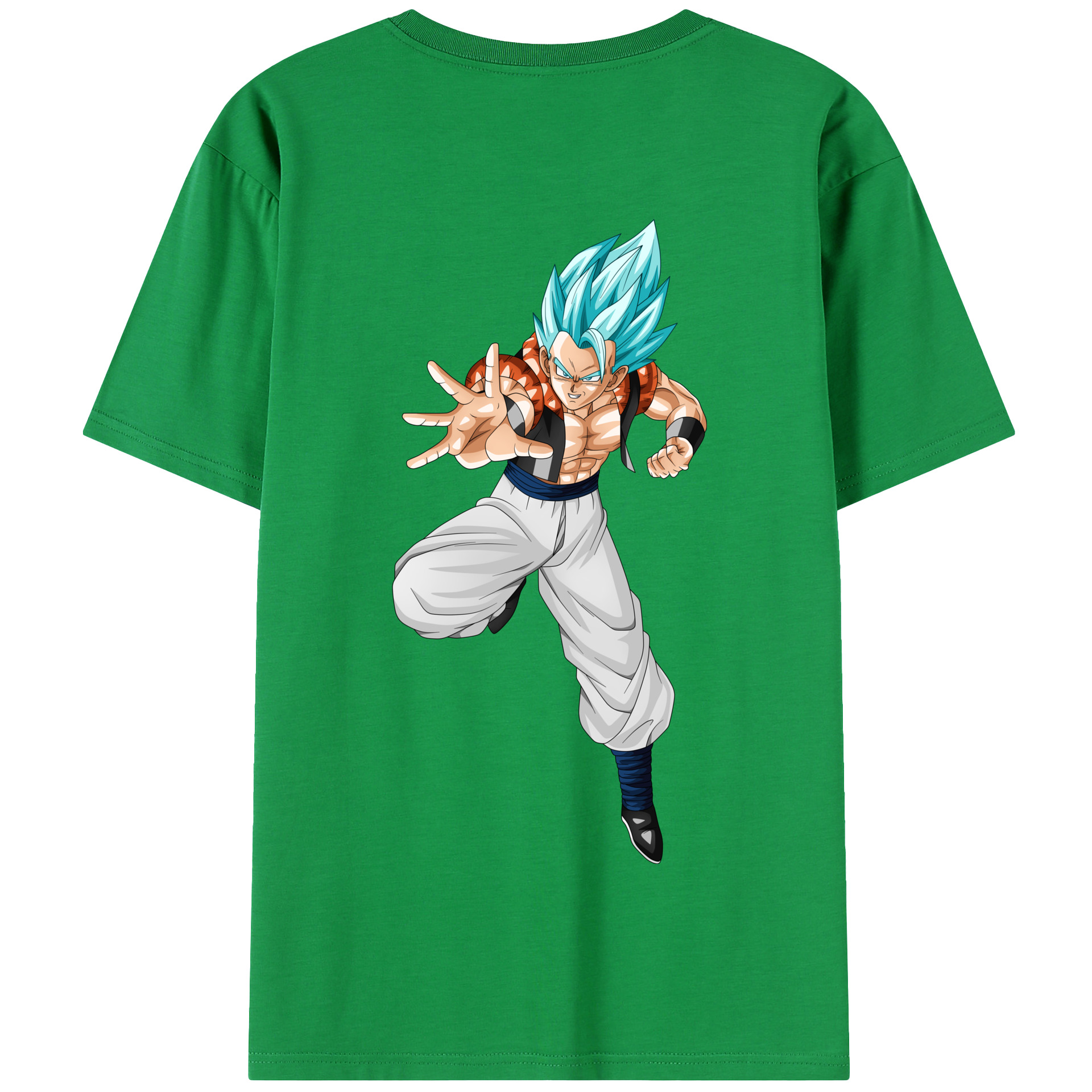 （画像用） ドラゴンボール ベジータ四世（Bejīta Yonsei）DRAGON BALL Vegeta IV 綿100％半袖Tシャツ（背面プリント）