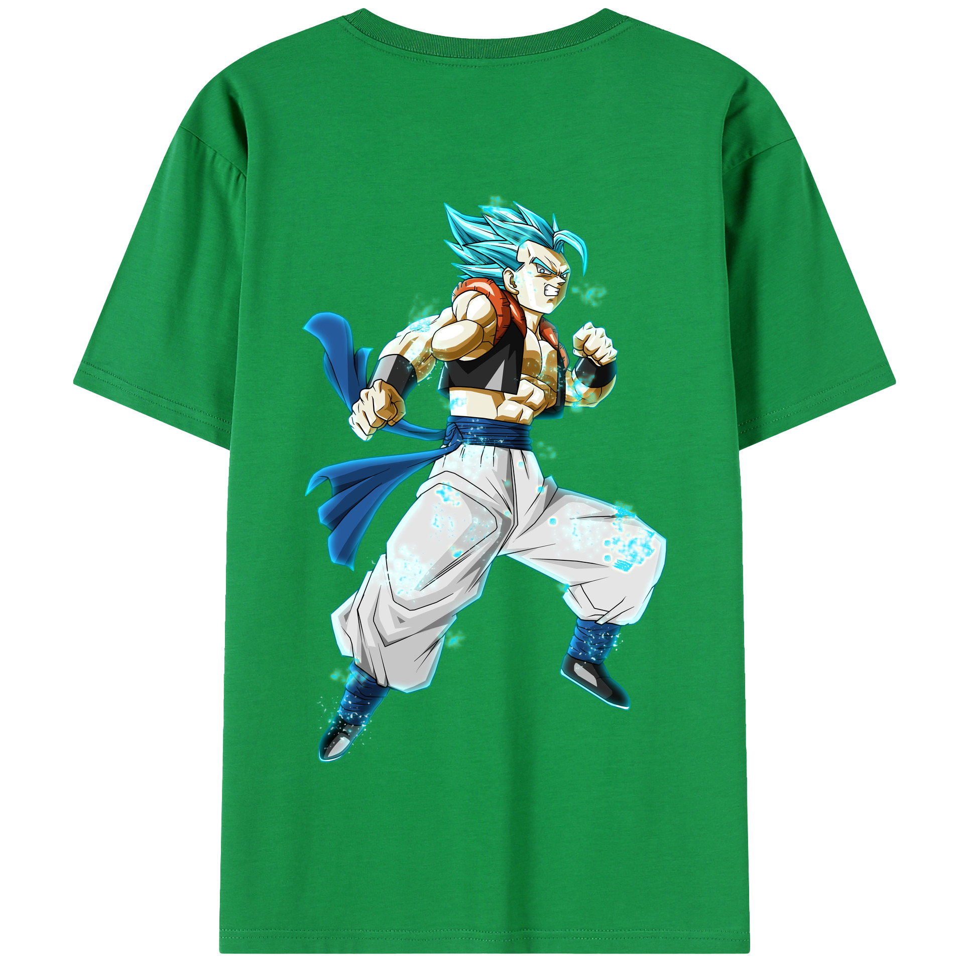 （画像用） ドラゴンボール ベジータ四世（Bejīta Yonsei）DRAGON BALL Vegeta IV 綿100％半袖Tシャツ（背面プリント）