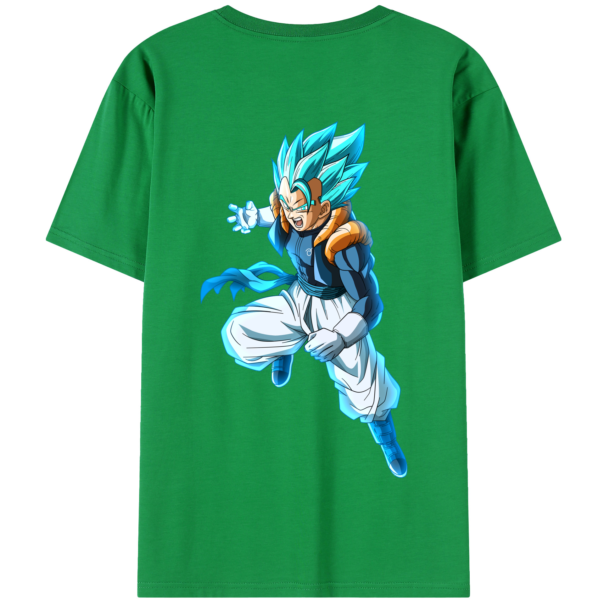 （画像用） ドラゴンボール ベジータ四世（Bejīta Yonsei）DRAGON BALL Vegeta IV 綿100％半袖Tシャツ（背面プリント）