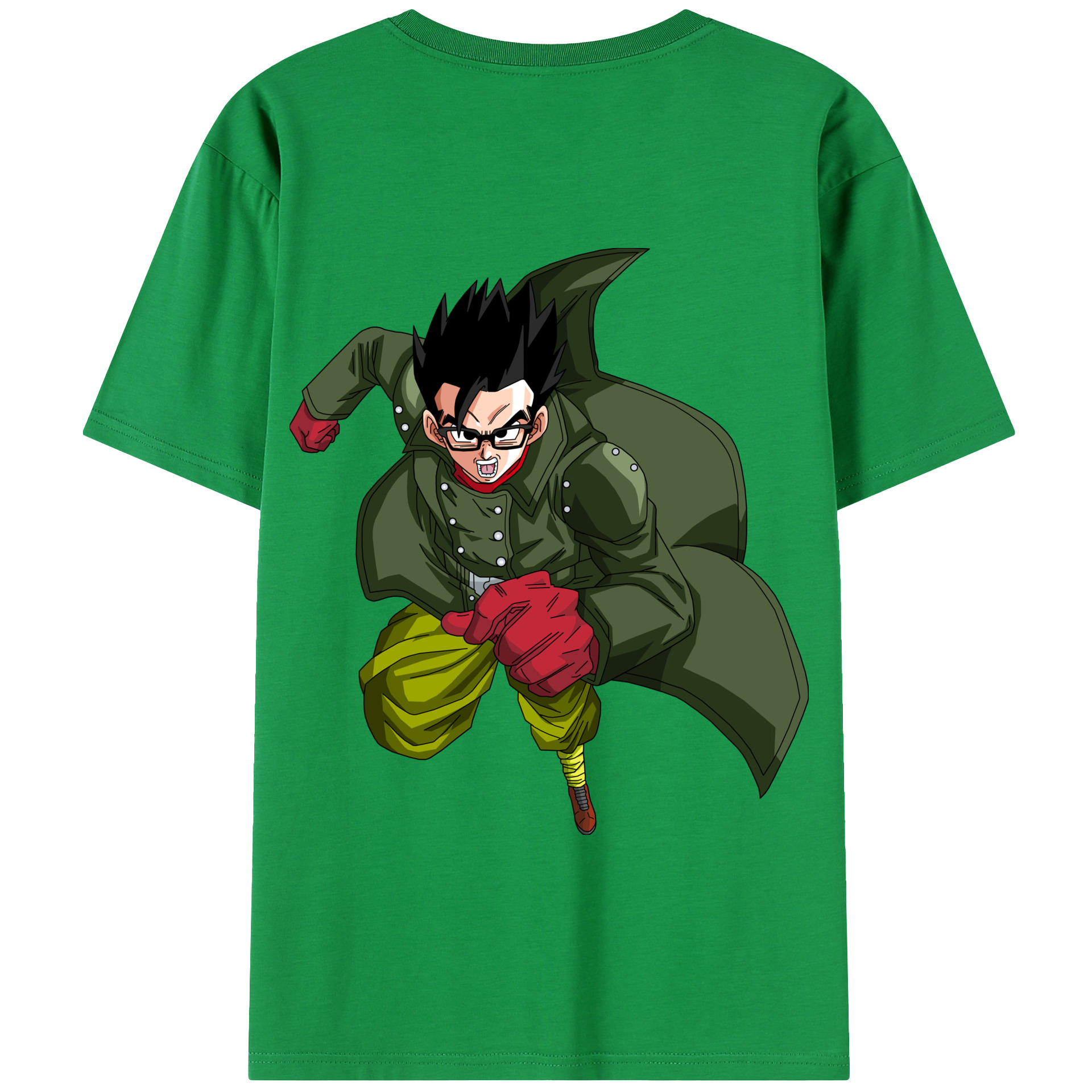 （画像用） ドラゴンボール 孫 悟飯（そんごはん）DRAGON BALL Son Gohan 綿100％半袖Tシャツ（背面プリント）