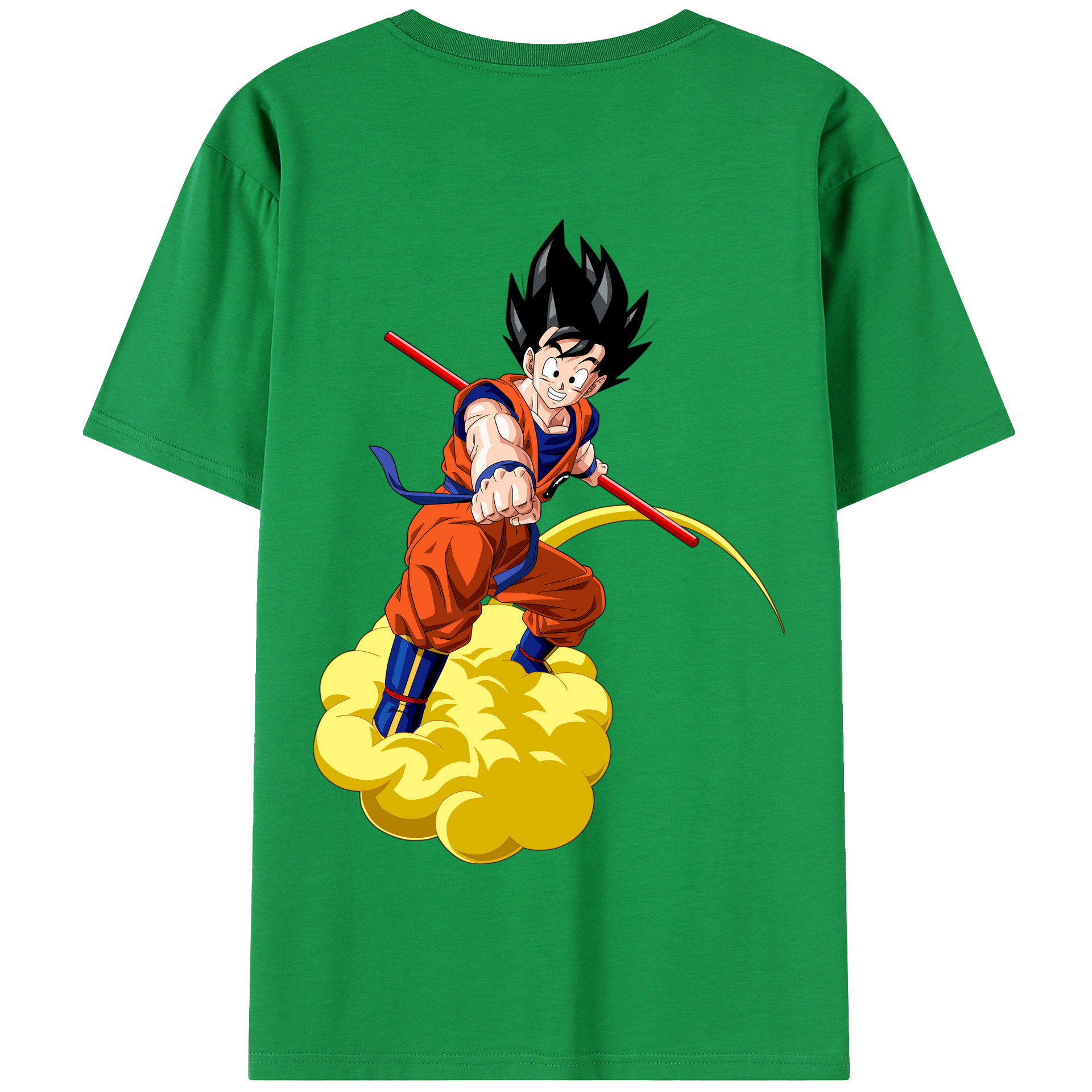 （画像用） ドラゴンボール 孫 悟飯（そんごはん）DRAGON BALL Son Gohan 綿100％半袖Tシャツ（背面プリント）