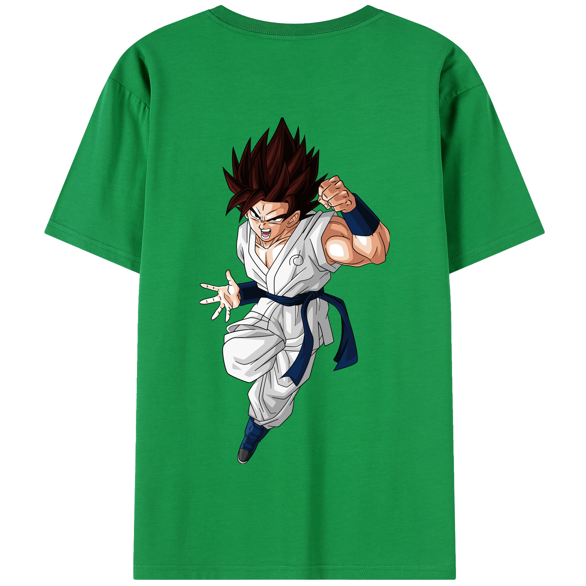 （画像用） ドラゴンボール 孫 悟飯（そんごはん）DRAGON BALL Son Gohan 綿100％半袖Tシャツ（背面プリント）