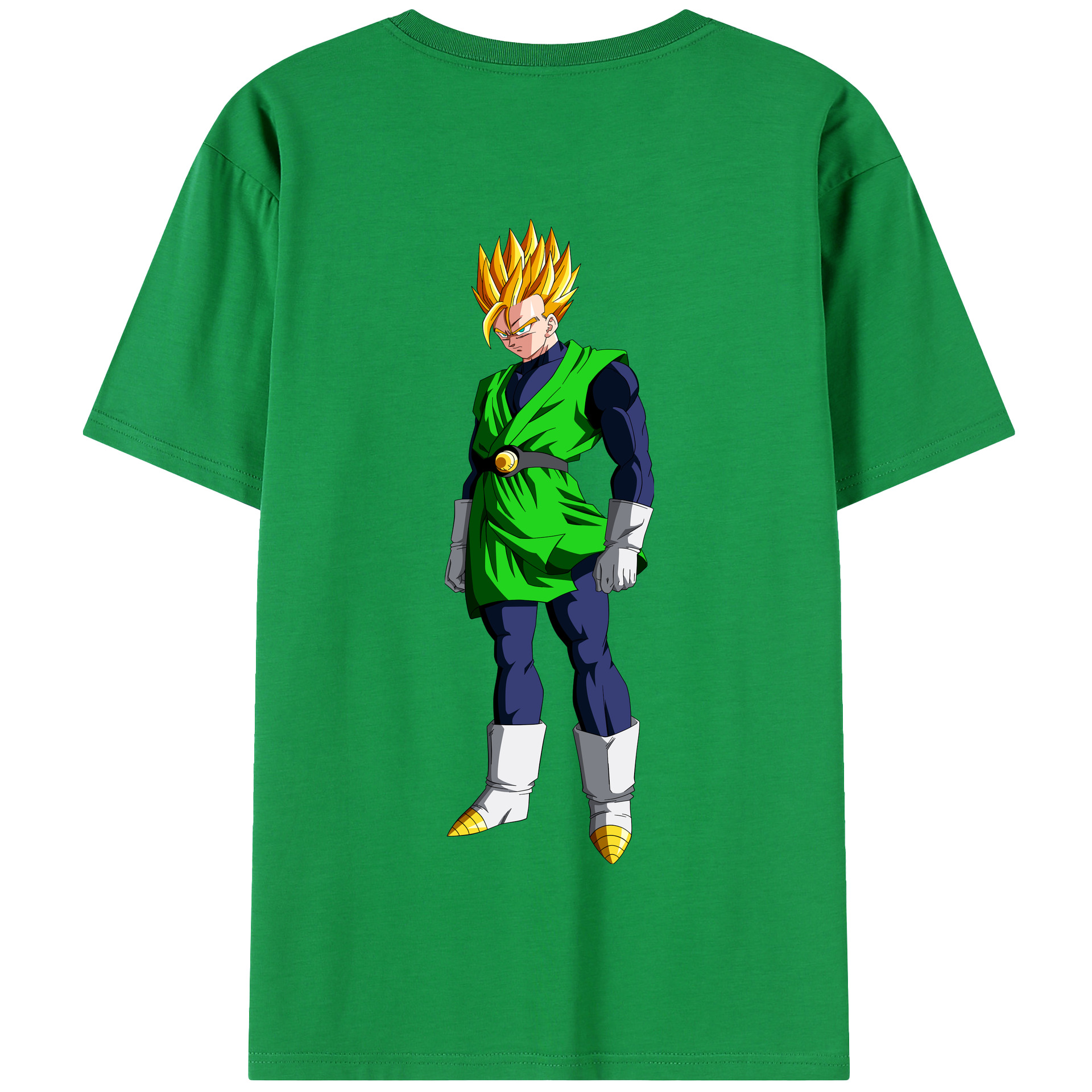 （画像用） ドラゴンボール 孫 悟飯（そんごはん）DRAGON BALL Son Gohan 綿100％半袖Tシャツ（背面プリント）