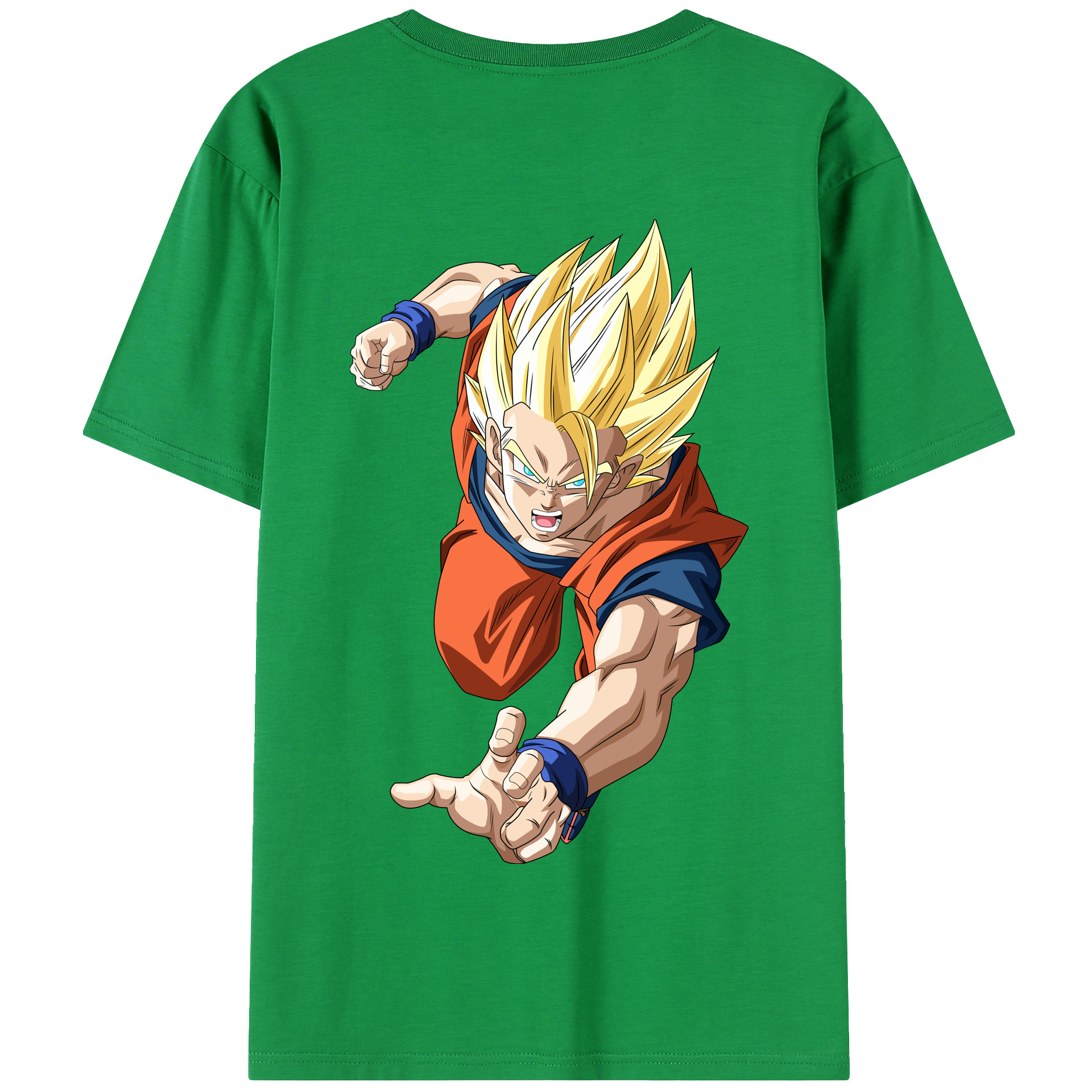 （画像用） ドラゴンボール 孫 悟飯（そんごはん）DRAGON BALL Son Gohan 綿100％半袖Tシャツ（背面プリント）