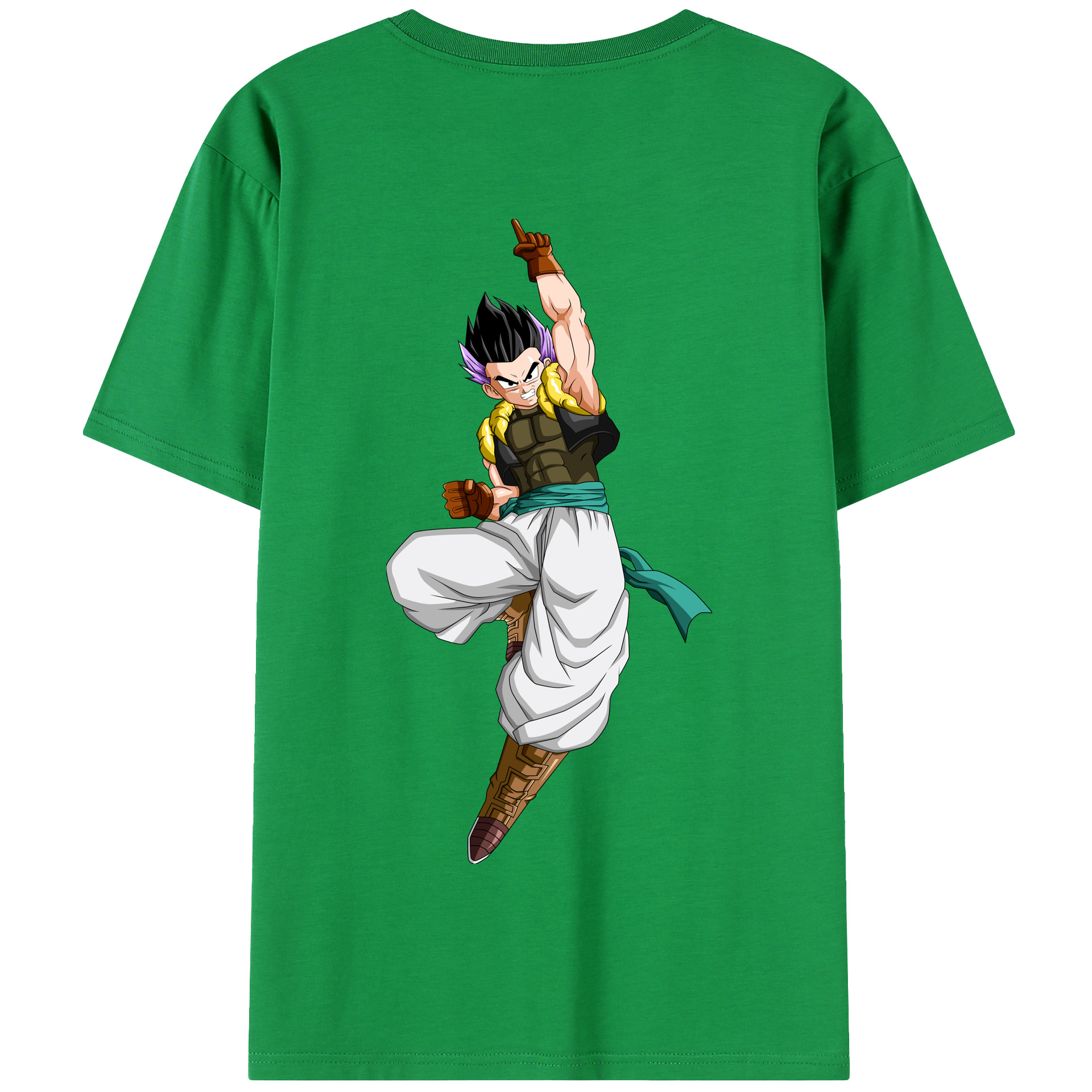 （画像用） ドラゴンボール 孫 悟飯（そんごはん）DRAGON BALL Son Gohan 綿100％半袖Tシャツ（背面プリント）