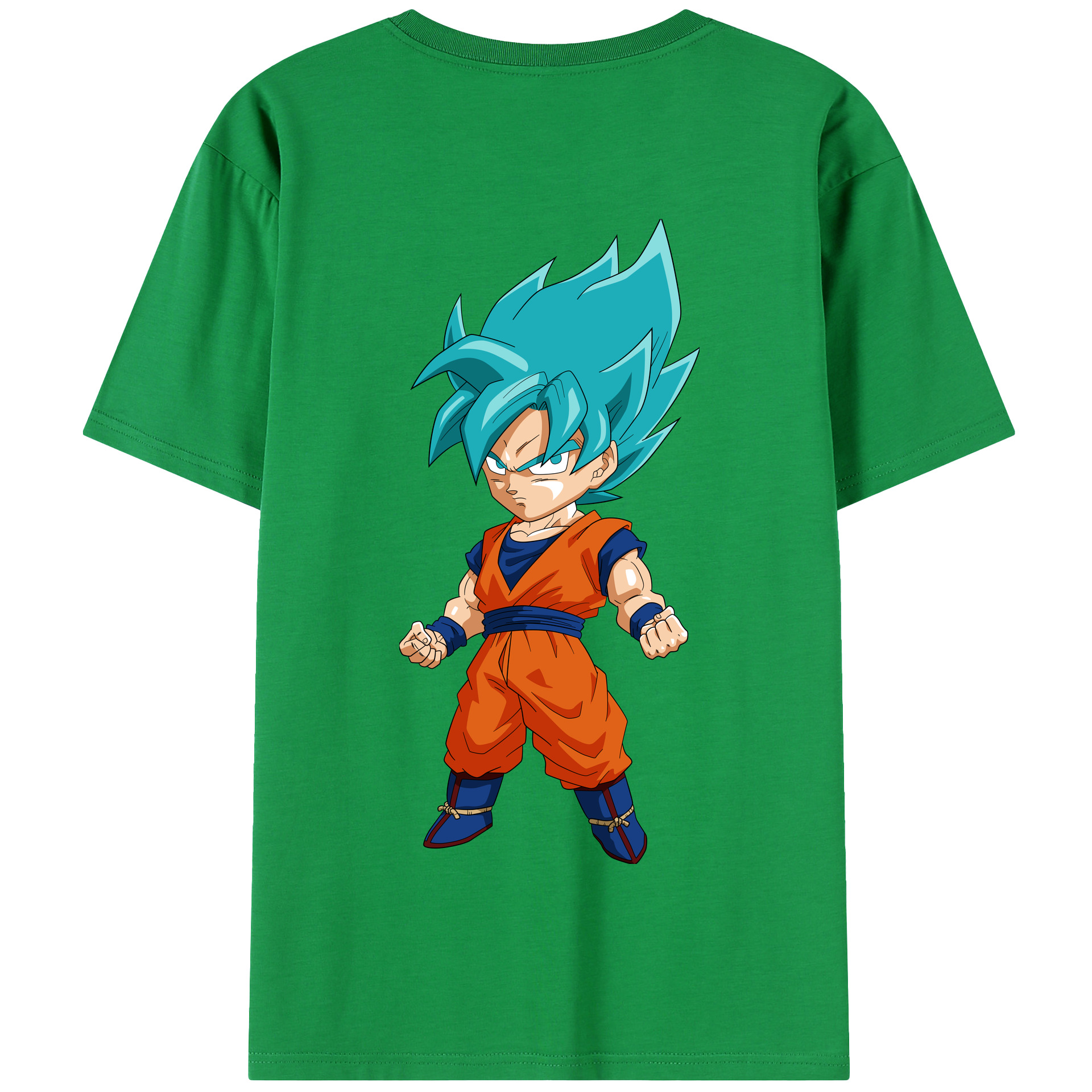 （画像用） ドラゴンボール 孫 悟飯（そんごはん）DRAGON BALL Son Gohan 綿100％半袖Tシャツ（背面プリント）