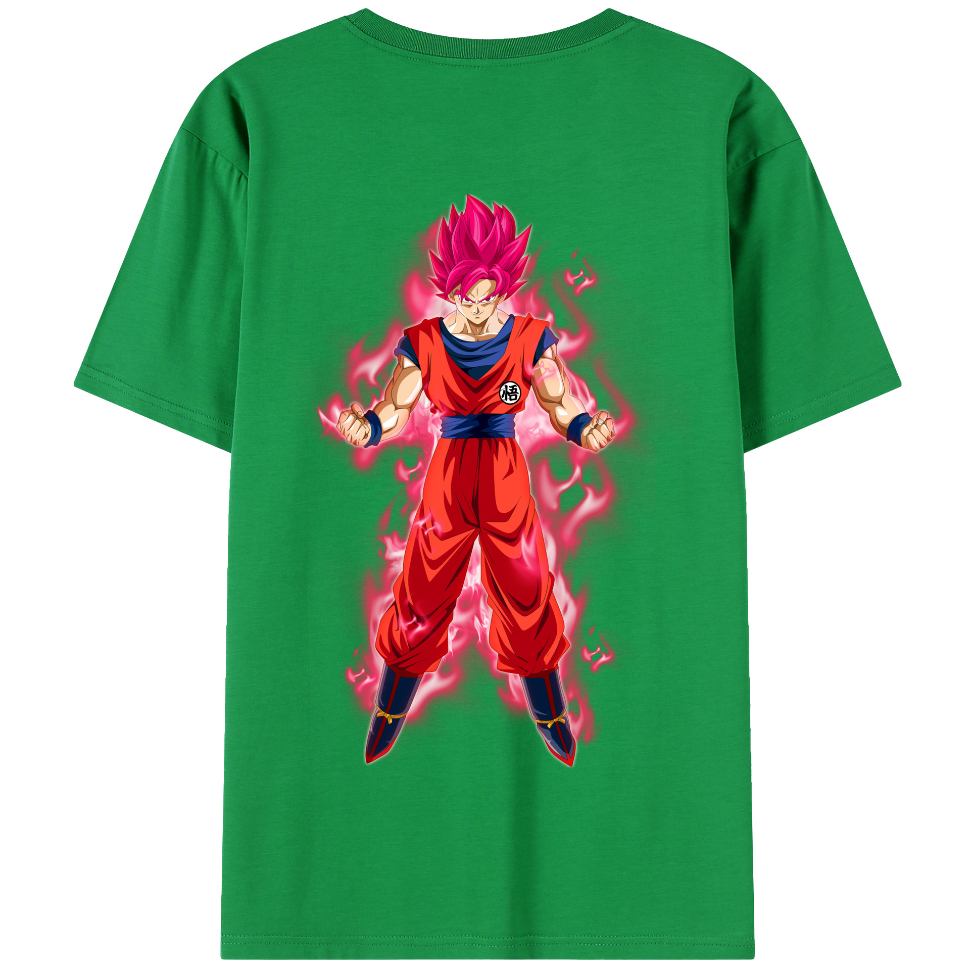 （画像用） ドラゴンボール 孫 悟飯（そんごはん）DRAGON BALL Son Gohan 綿100％半袖Tシャツ（背面プリント）