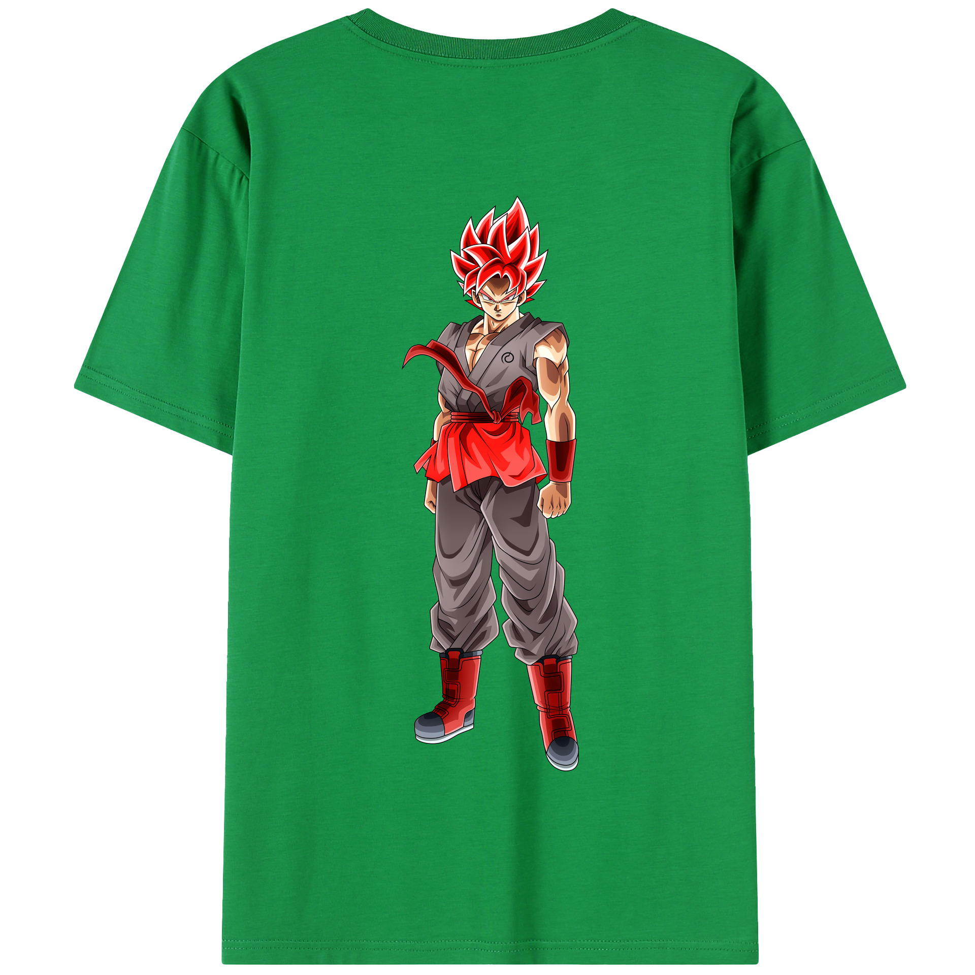 （画像用） ドラゴンボール 孫 悟飯（そんごはん）DRAGON BALL Son Gohan 綿100％半袖Tシャツ（背面プリント）