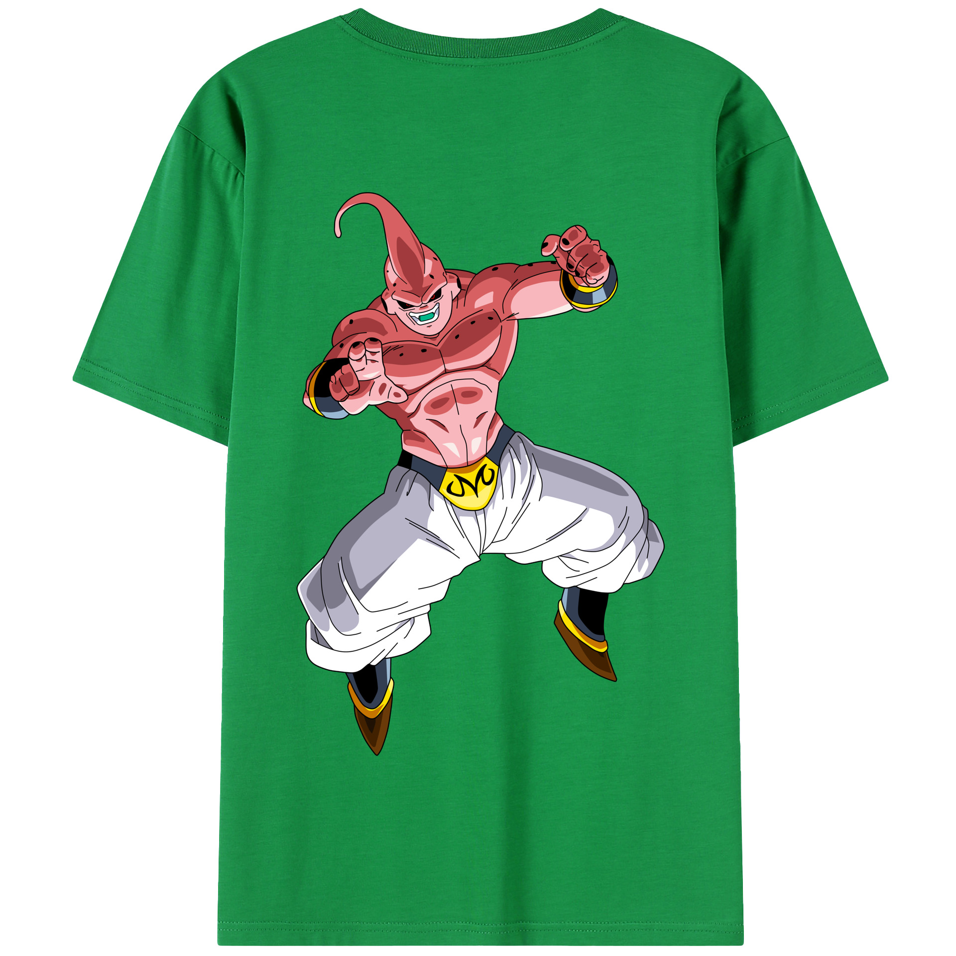 （画像用） ドラゴンボール 魔人ブウ DRAGON BALL Majin Buu 綿100％半袖Tシャツ（背面プリント）