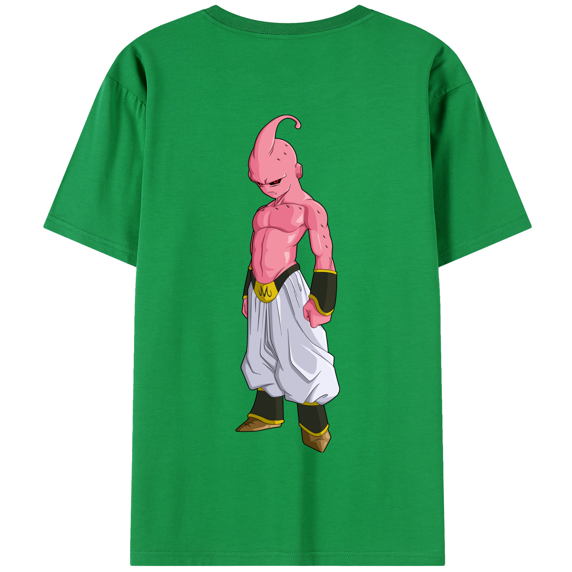 （画像用） ドラゴンボール 魔人ブウ DRAGON BALL Majin Buu 綿100％半袖Tシャツ（背面プリント）