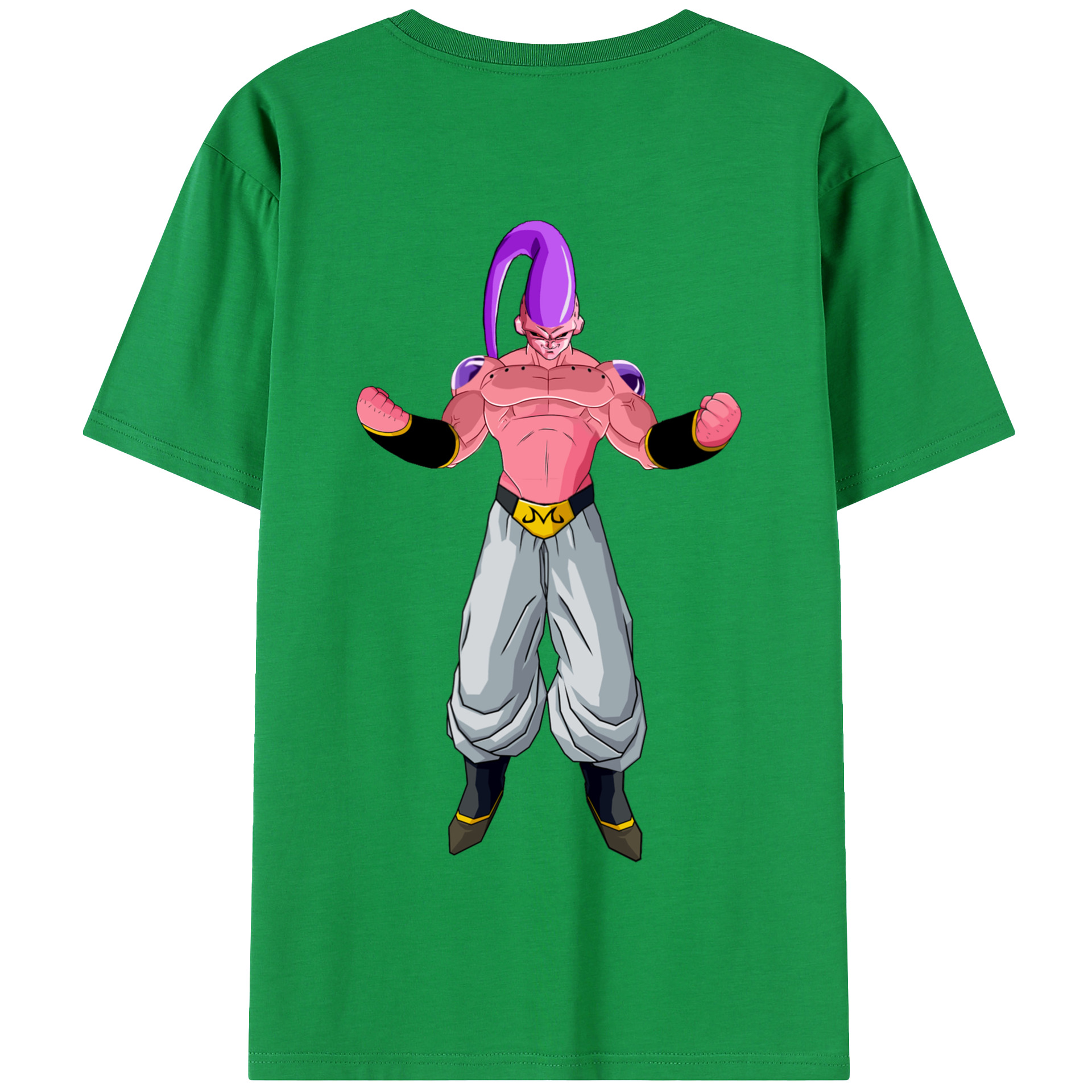 （画像用） ドラゴンボール 魔人ブウ DRAGON BALL Majin Buu 綿100％半袖Tシャツ（背面プリント）