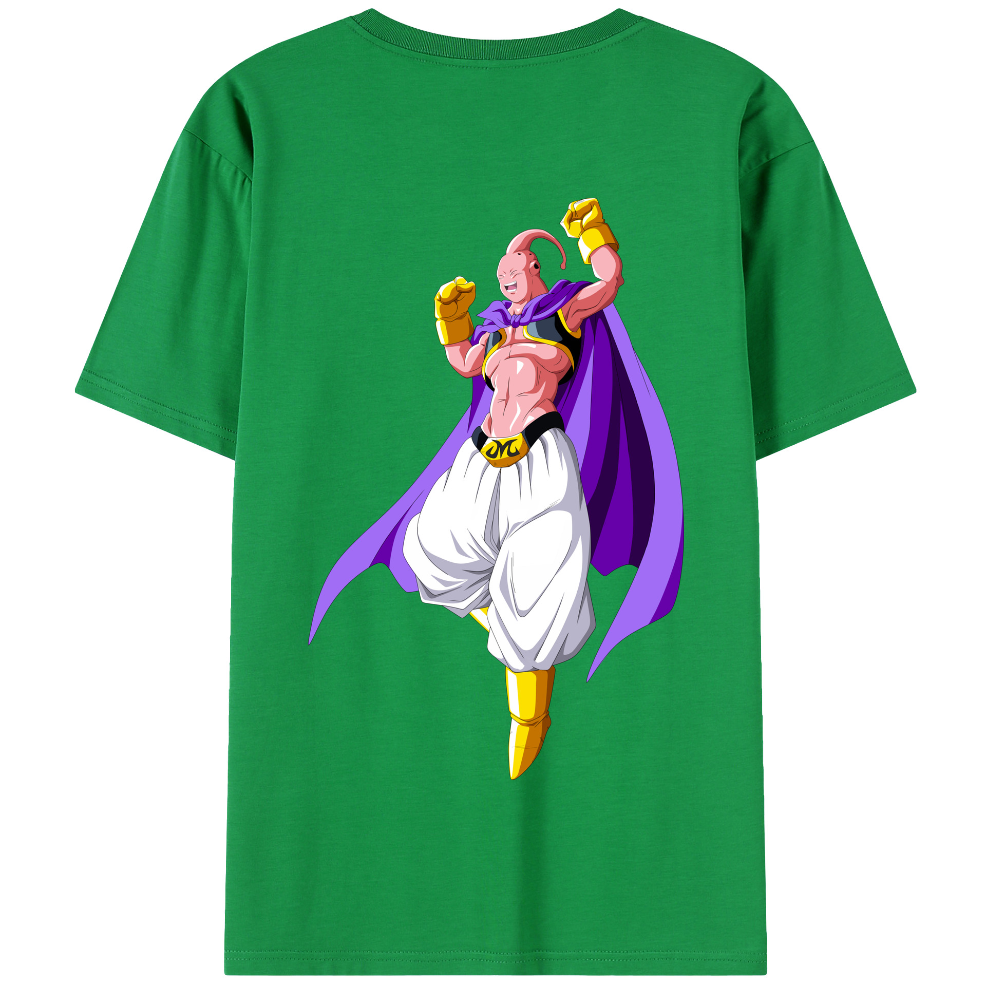 （画像用） ドラゴンボール 魔人ブウ DRAGON BALL Majin Buu 綿100％半袖Tシャツ（背面プリント）