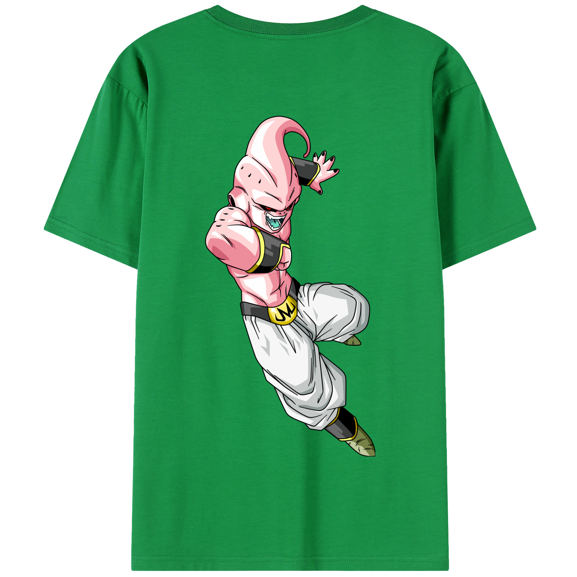 （画像用） ドラゴンボール 魔人ブウ DRAGON BALL Majin Buu 綿100％半袖Tシャツ（背面プリント）