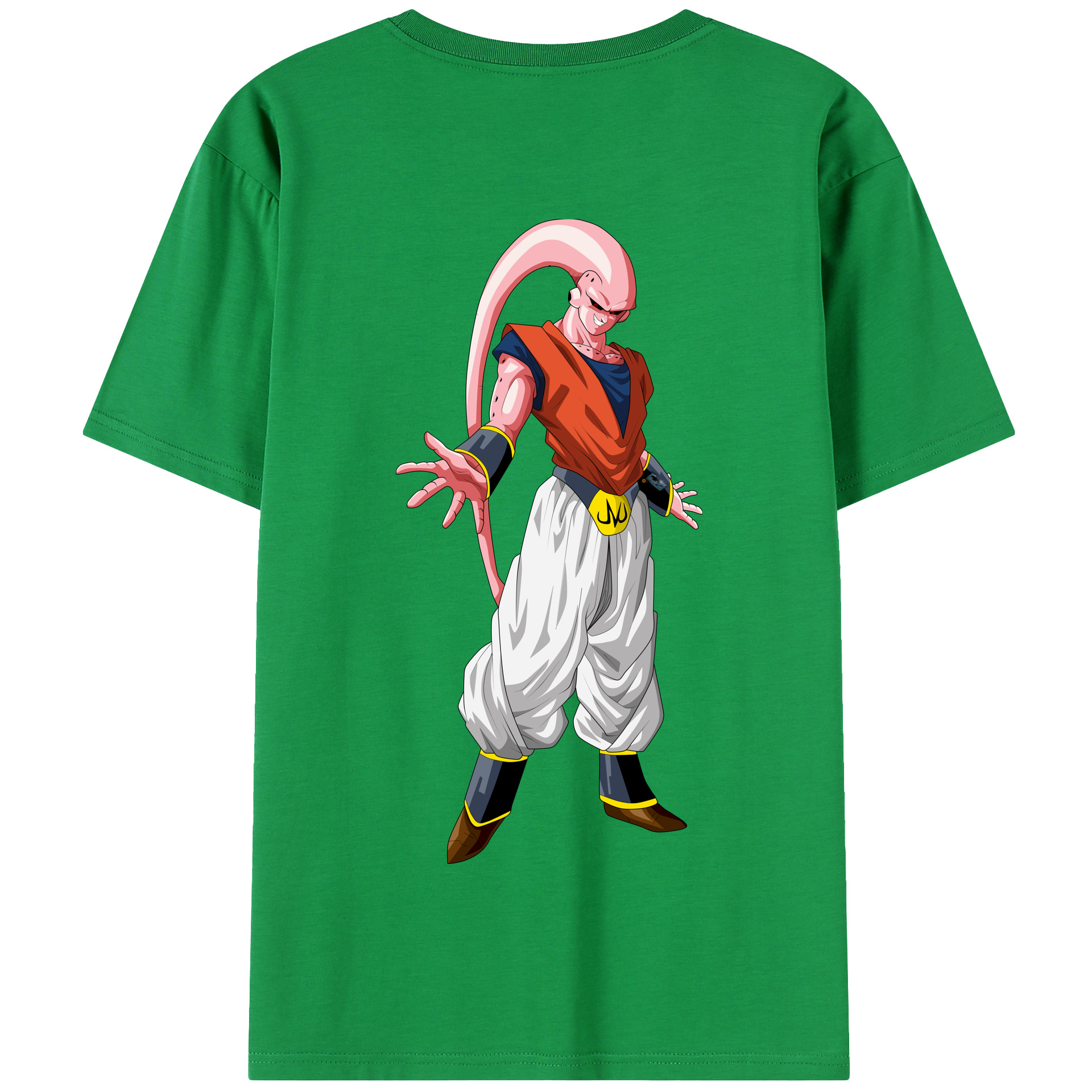 （画像用） ドラゴンボール 魔人ブウ DRAGON BALL Majin Buu 綿100％半袖Tシャツ（背面プリント）