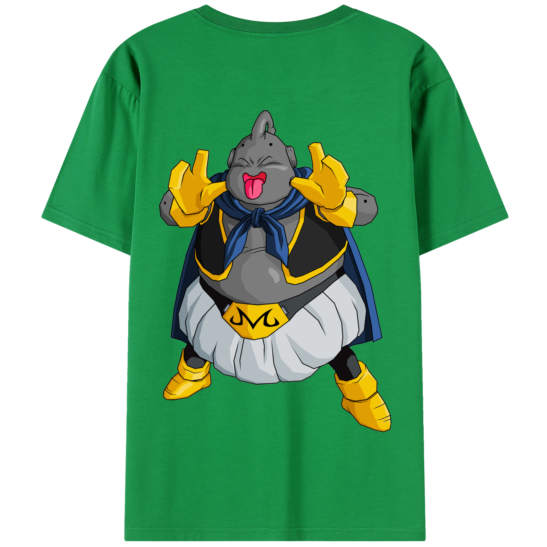 （画像用） ドラゴンボール 魔人ブウ DRAGON BALL Majin Buu 綿100％半袖Tシャツ（背面プリント）