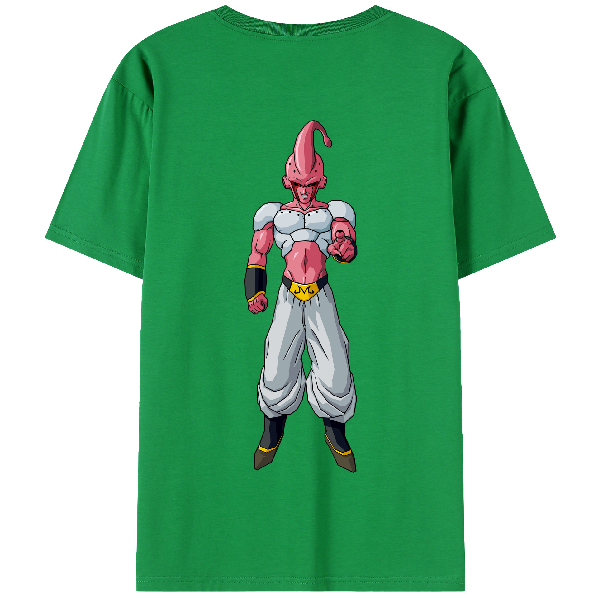 （画像用） ドラゴンボール 魔人ブウ DRAGON BALL Majin Buu 綿100％半袖Tシャツ（背面プリント）