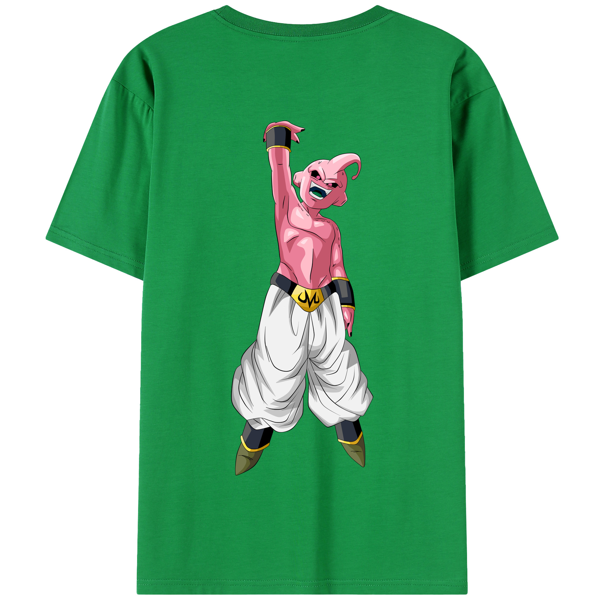 （画像用） ドラゴンボール 魔人ブウ DRAGON BALL Majin Buu 綿100％半袖Tシャツ（背面プリント）