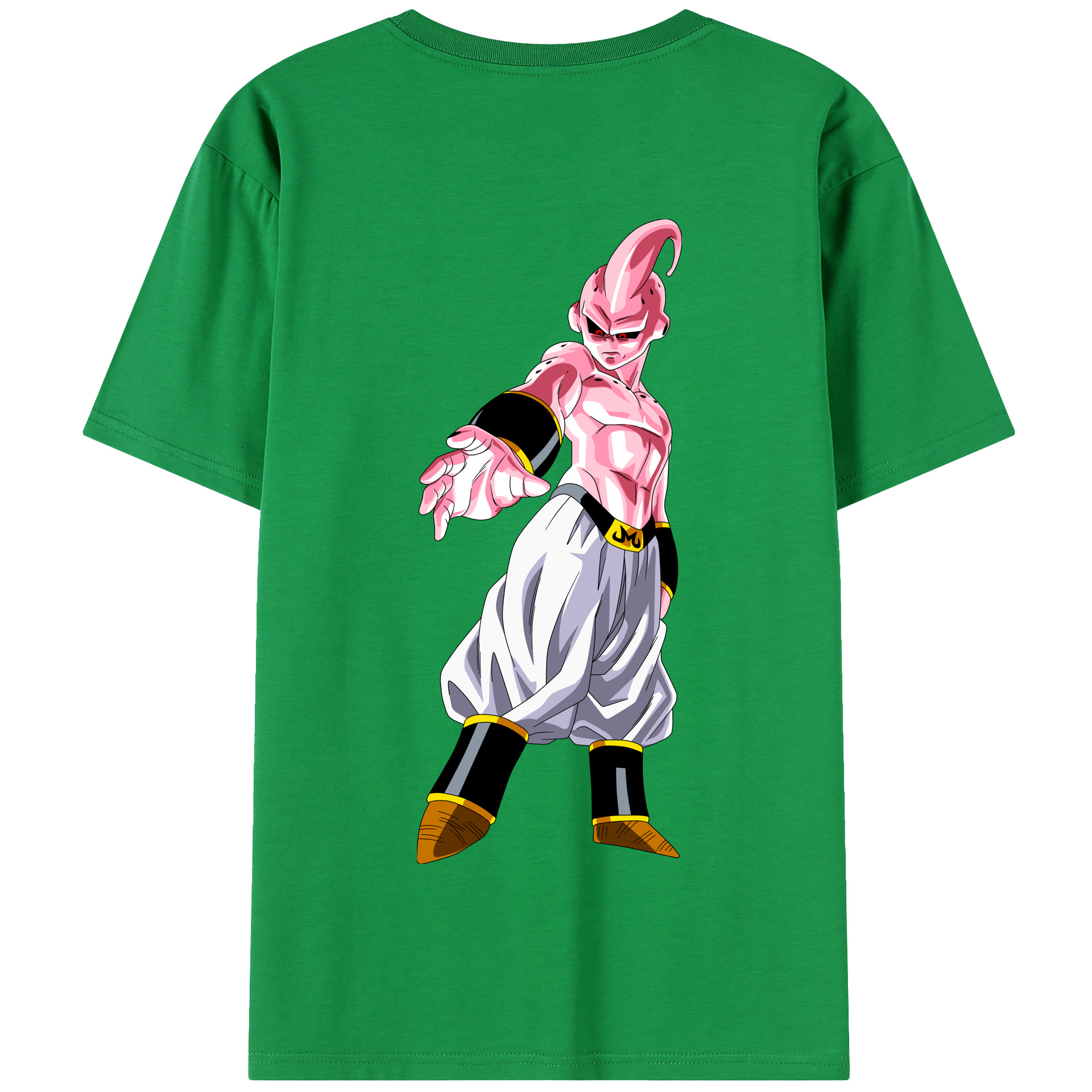 （画像用） ドラゴンボール 魔人ブウ DRAGON BALL Majin Buu 綿100％半袖Tシャツ（背面プリント）