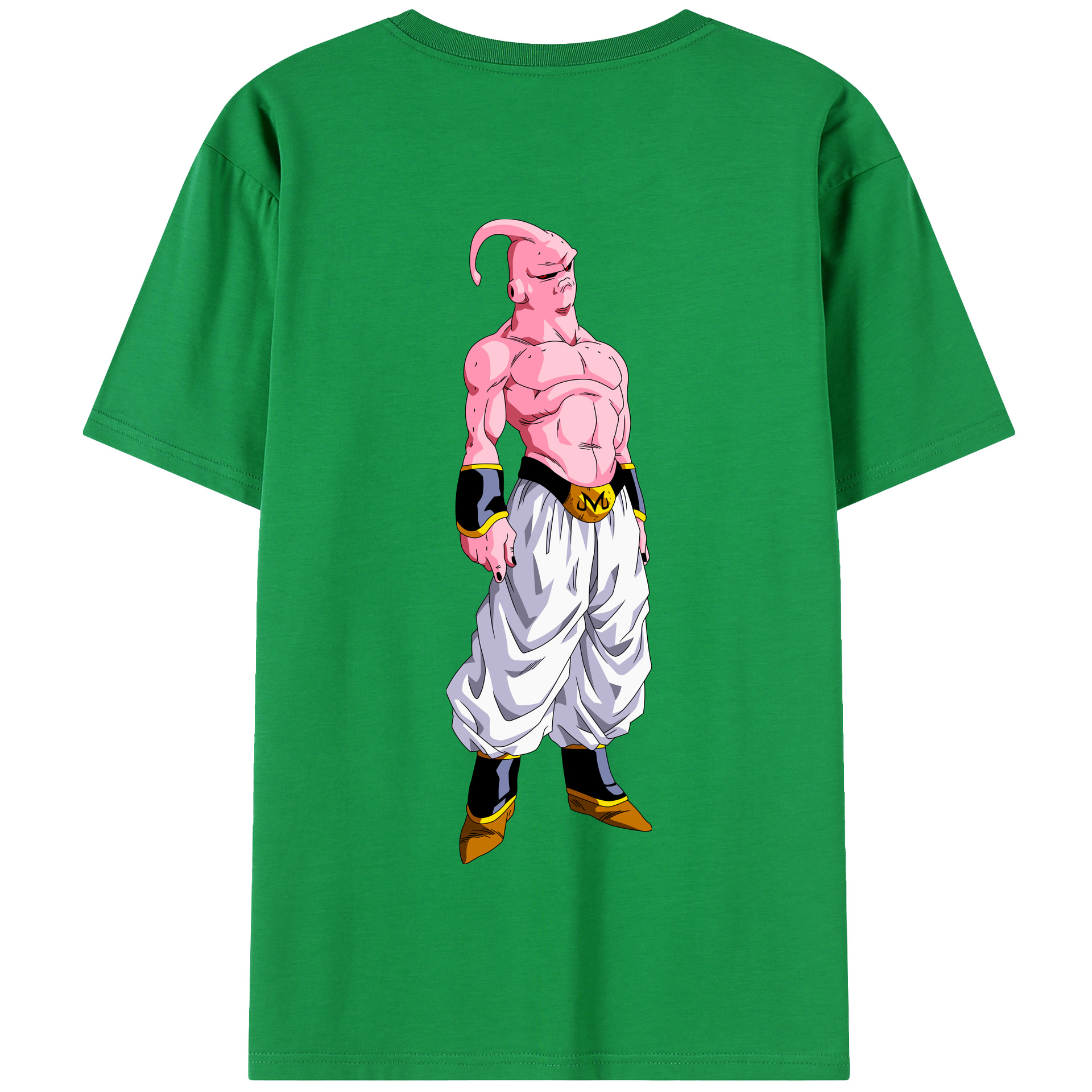 （画像用） ドラゴンボール 魔人ブウ DRAGON BALL Majin Buu 綿100％半袖Tシャツ（背面プリント）