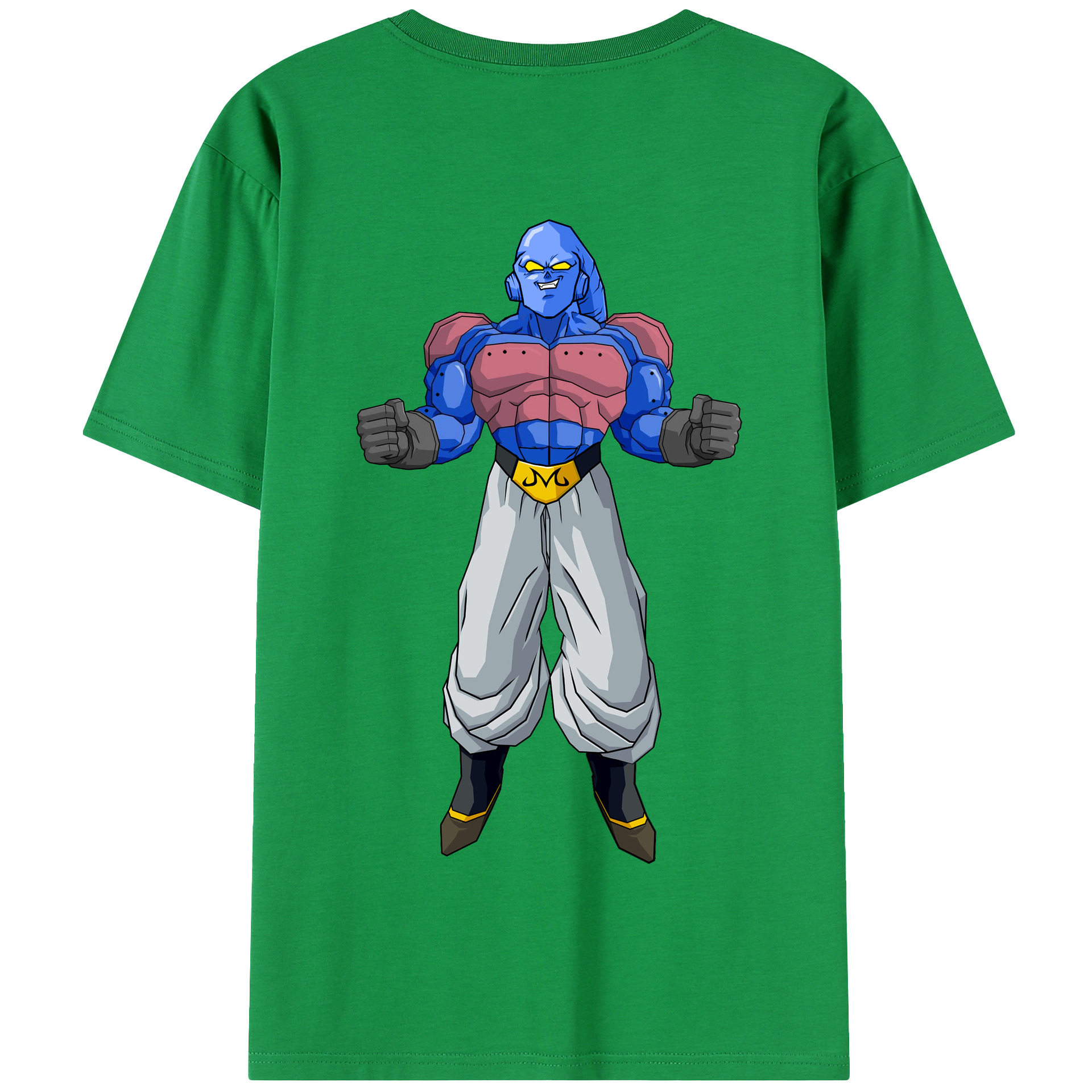 （画像用） ドラゴンボール 魔人ブウ DRAGON BALL Majin Buu 綿100％半袖Tシャツ（背面プリント）