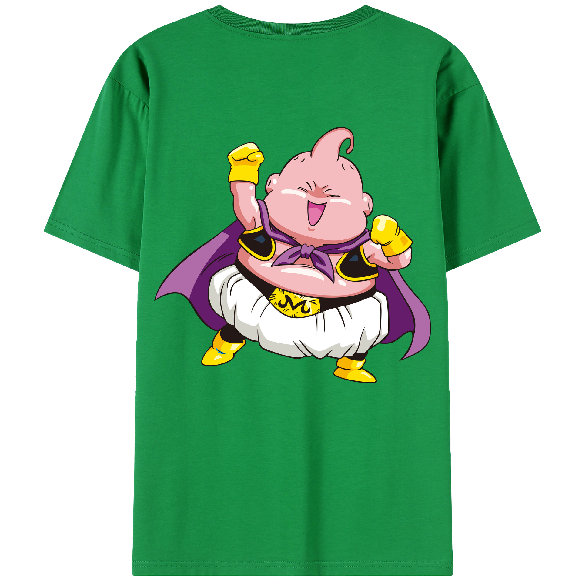 （画像用） ドラゴンボール 魔人ブウ DRAGON BALL Majin Buu 綿100％半袖Tシャツ（背面プリント）