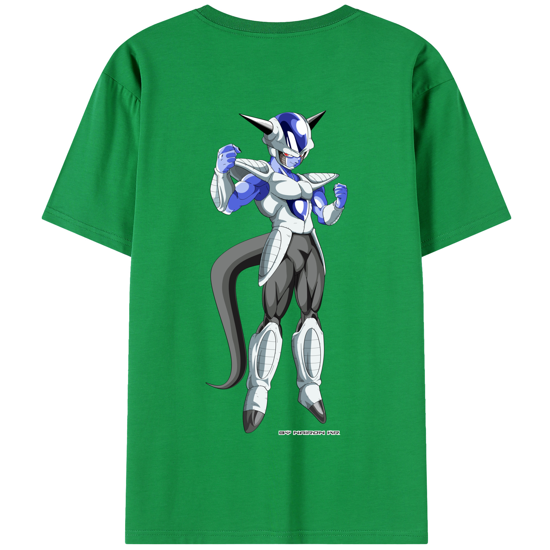（画像用） ドラゴンボール フリーザ DRAGON BALL Frieza 綿100％半袖Tシャツ（背面プリント）
