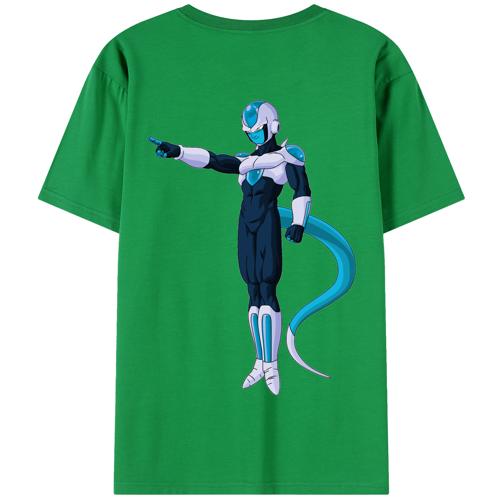 （画像用） ドラゴンボール フリーザ DRAGON BALL Frieza 綿100％半袖Tシャツ（背面プリント）