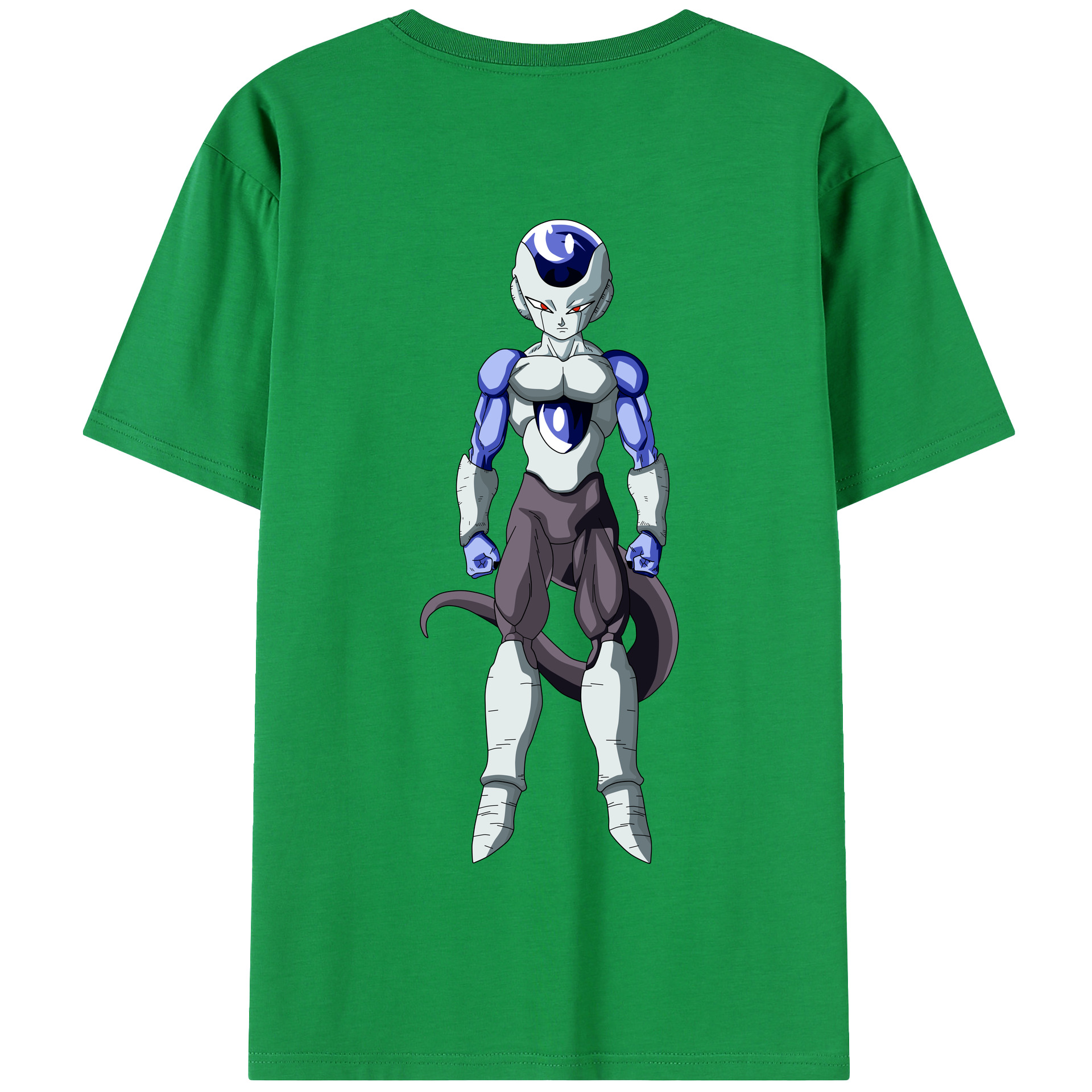 （画像用） ドラゴンボール フリーザ DRAGON BALL Frieza 綿100％半袖Tシャツ（背面プリント）