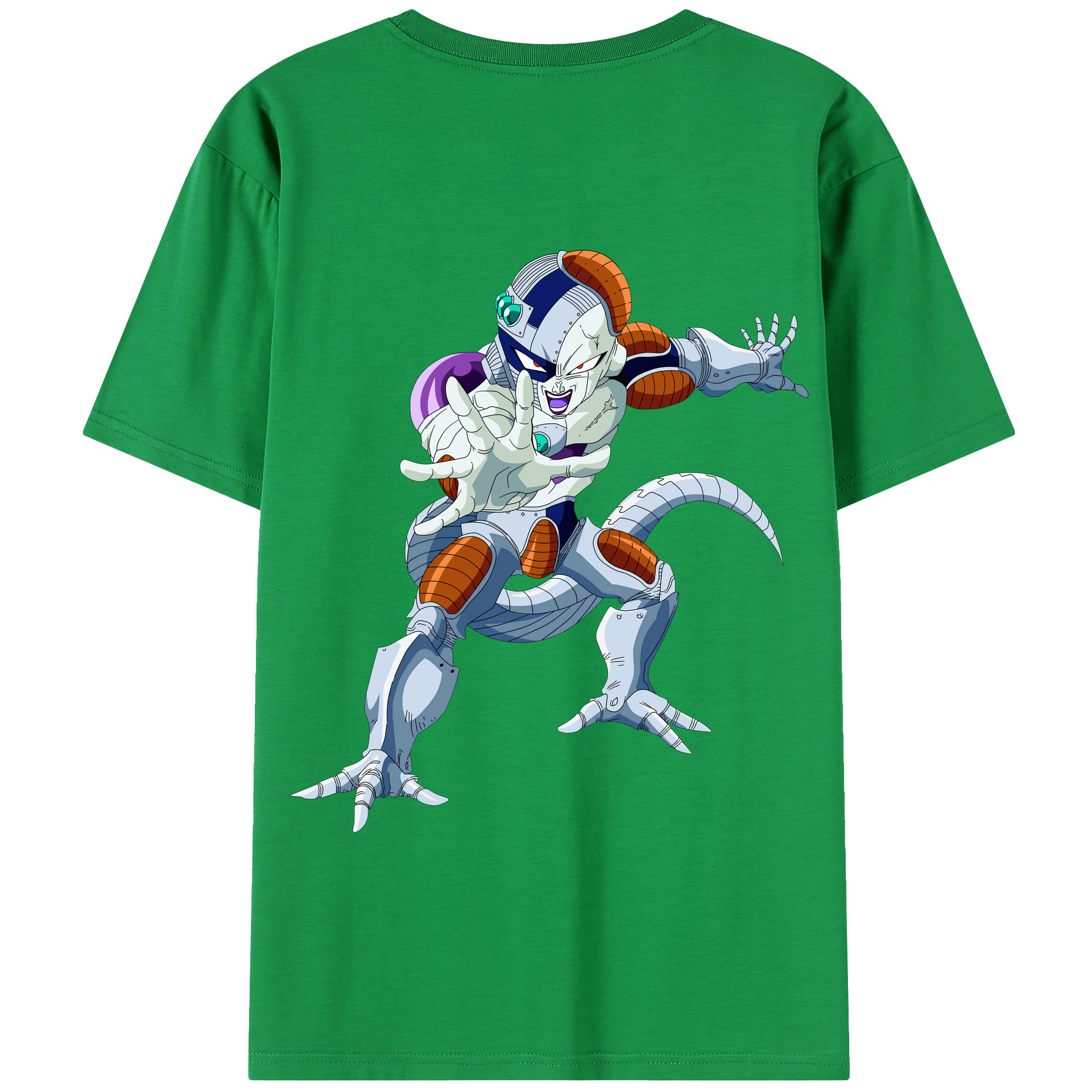 （画像用） ドラゴンボール フリーザ DRAGON BALL Frieza 綿100％半袖Tシャツ（背面プリント）