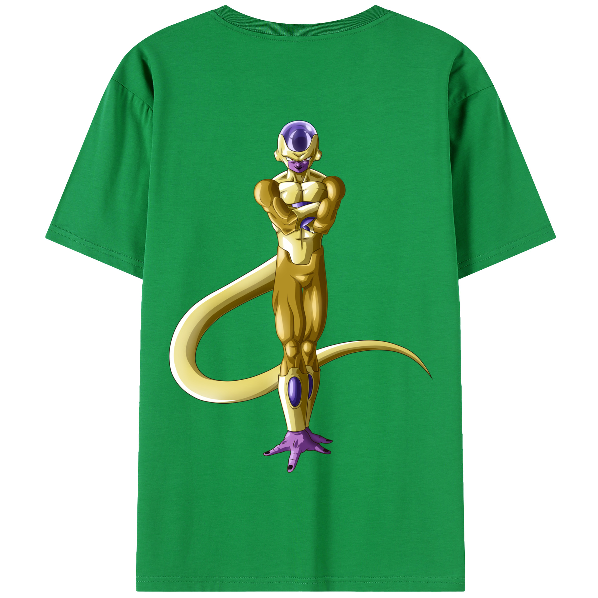 （画像用） ドラゴンボール フリーザ DRAGON BALL Frieza 綿100％半袖Tシャツ（背面プリント）