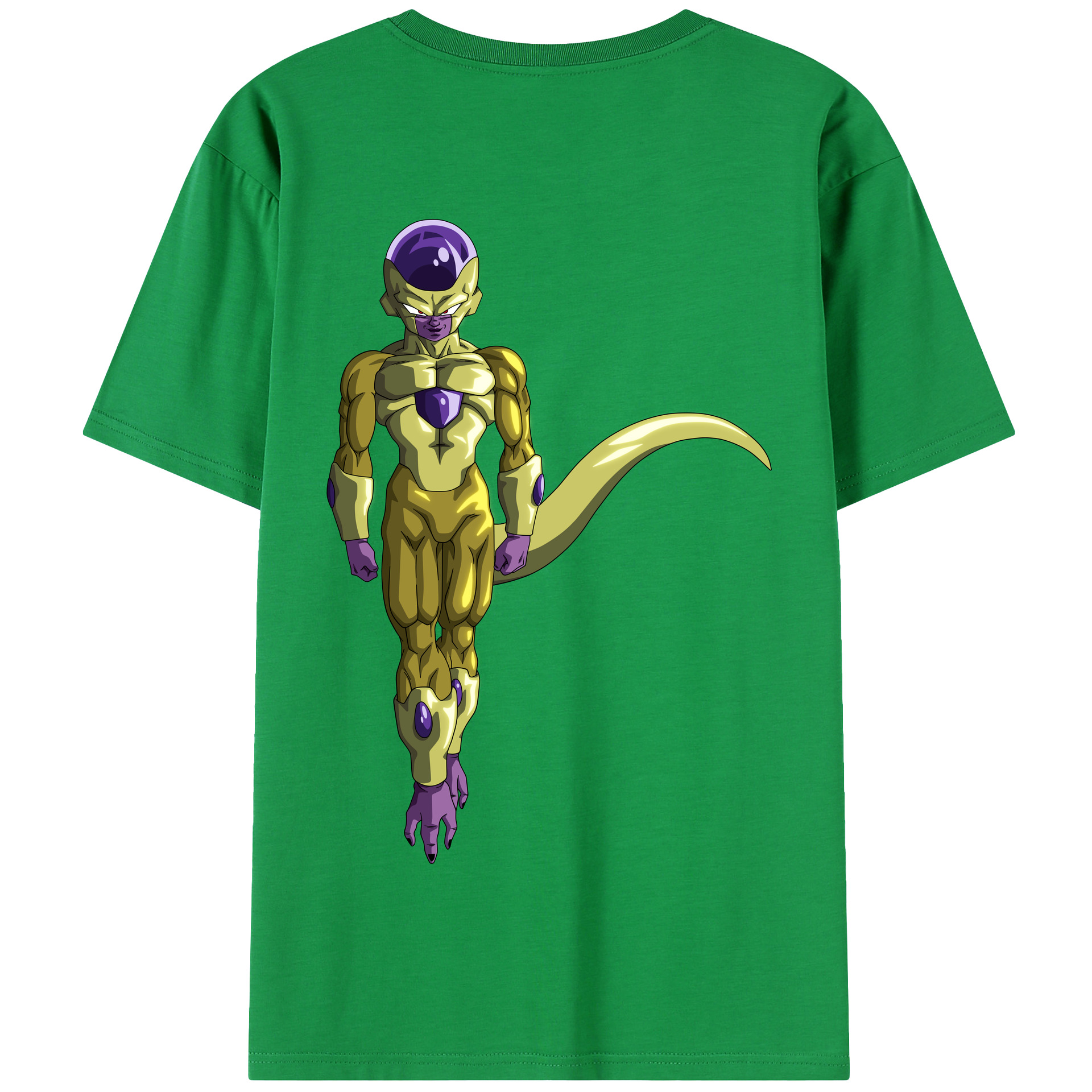（画像用） ドラゴンボール フリーザ DRAGON BALL Frieza 綿100％半袖Tシャツ（背面プリント）