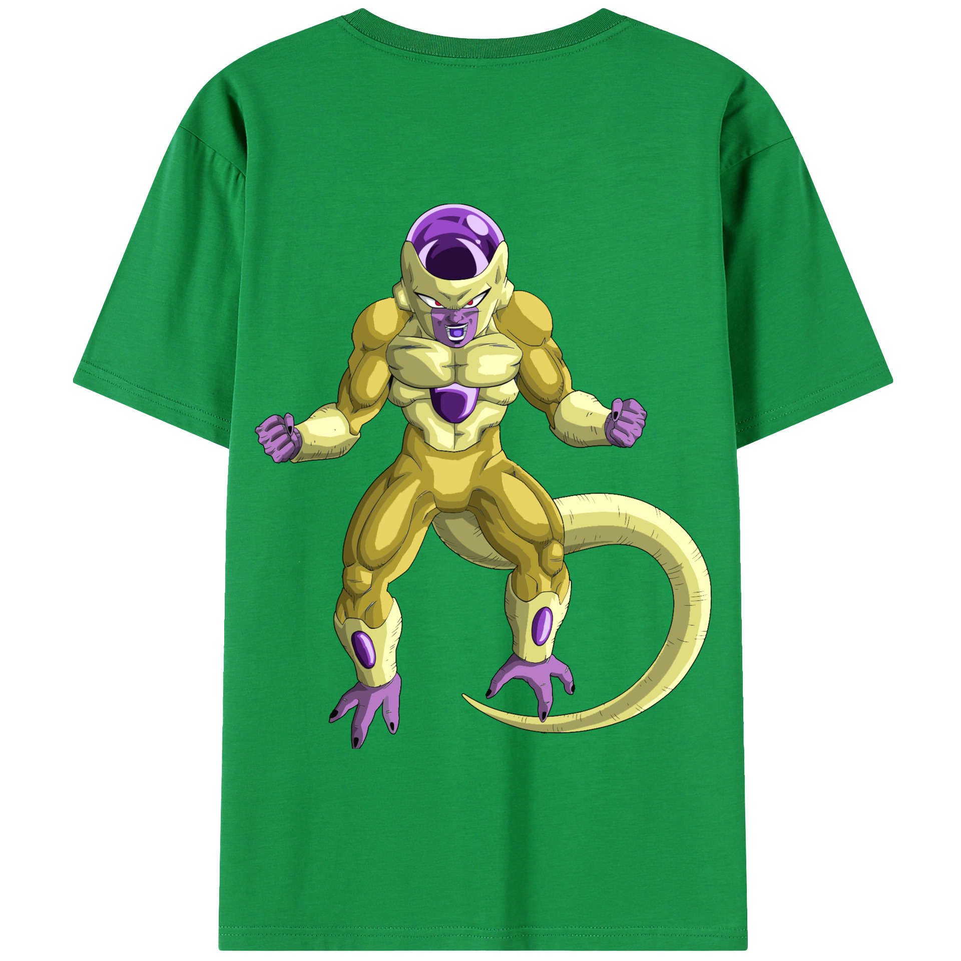 （画像用） ドラゴンボール フリーザ DRAGON BALL Frieza 綿100％半袖Tシャツ（背面プリント）