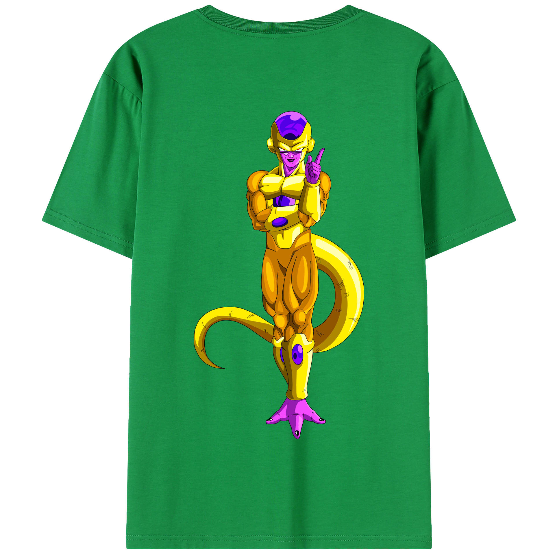 （画像用） ドラゴンボール フリーザ DRAGON BALL Frieza 綿100％半袖Tシャツ（背面プリント）