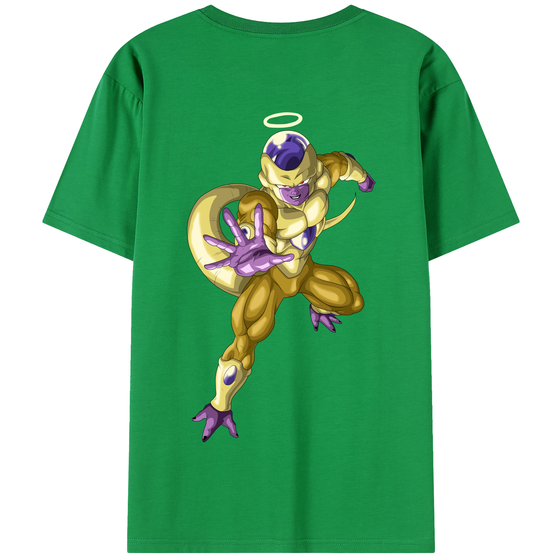 （画像用） ドラゴンボール フリーザ DRAGON BALL Frieza 綿100％半袖Tシャツ（背面プリント）