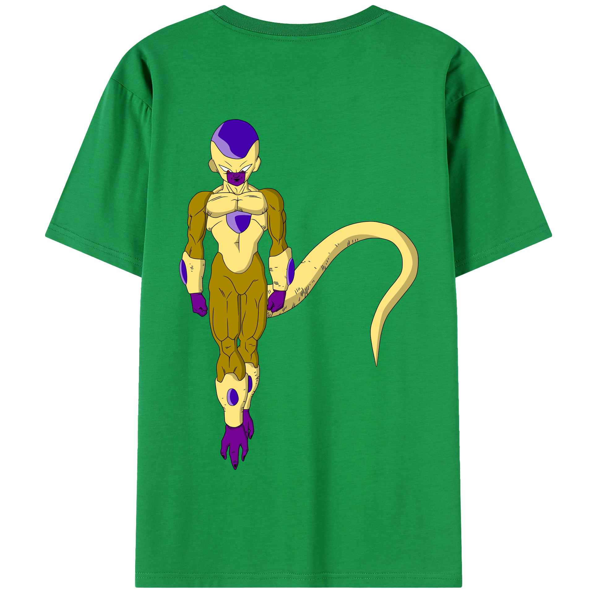 （画像用） ドラゴンボール フリーザ DRAGON BALL Frieza 綿100％半袖Tシャツ（背面プリント）
