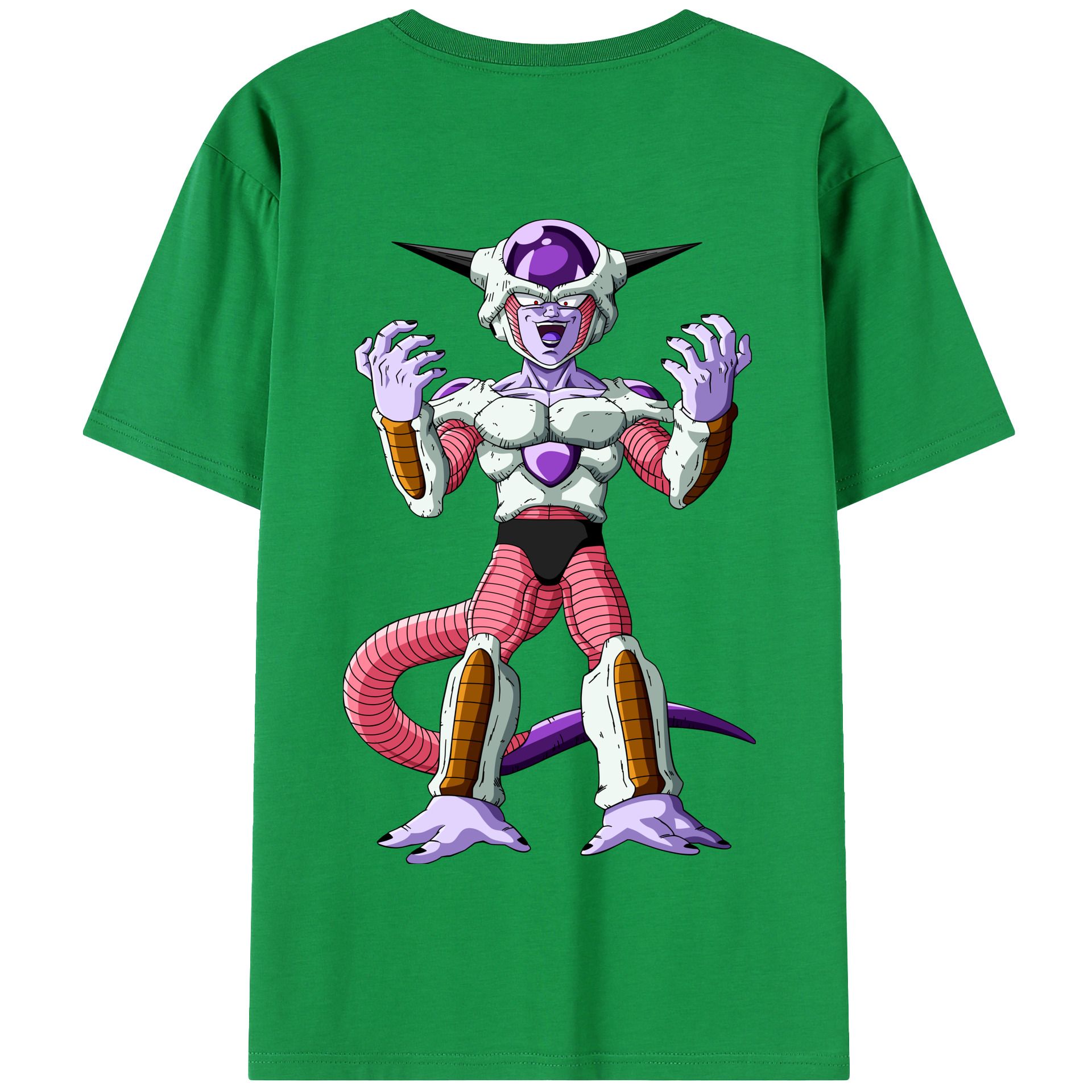 （画像用） ドラゴンボール フリーザ DRAGON BALL Frieza 綿100％半袖Tシャツ（背面プリント）