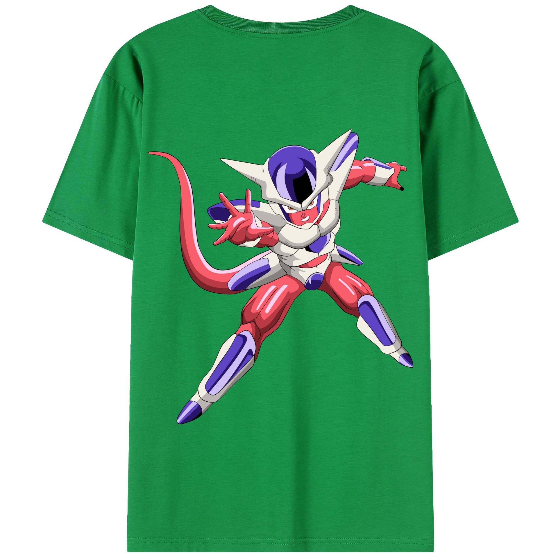 （画像用） ドラゴンボール フリーザ DRAGON BALL Frieza 綿100％半袖Tシャツ（背面プリント）