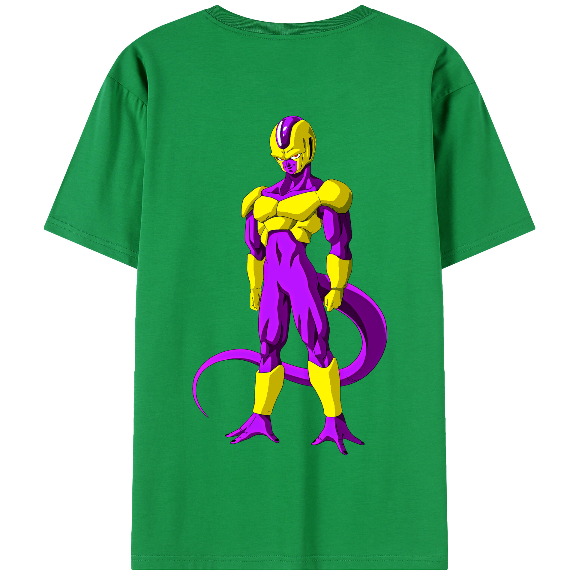 （画像用） ドラゴンボール フリーザ DRAGON BALL Frieza 綿100％半袖Tシャツ（背面プリント）