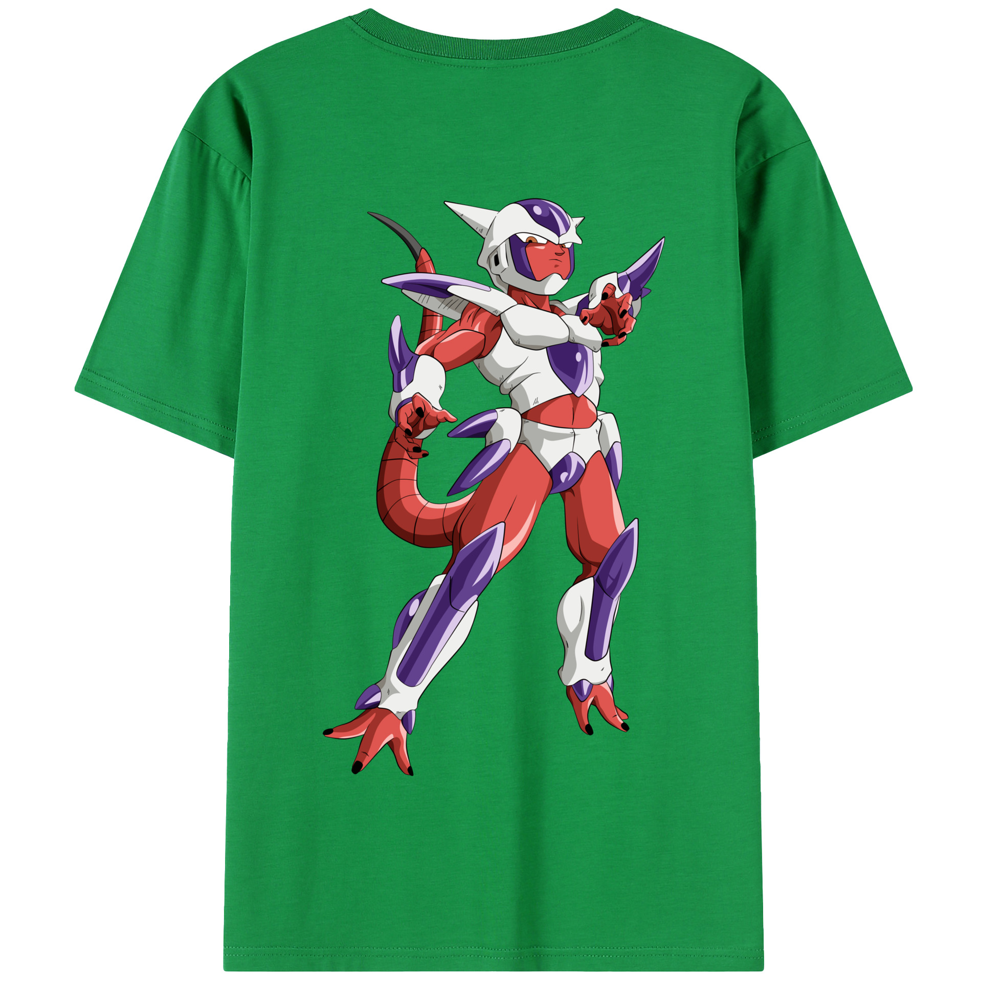 （画像用） ドラゴンボール フリーザ DRAGON BALL Frieza 綿100％半袖Tシャツ（背面プリント）